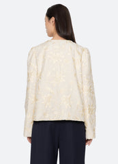 Sea New York Alina Emb Jacket - Cream