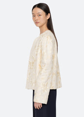 Sea New York Alina Emb Jacket - Cream