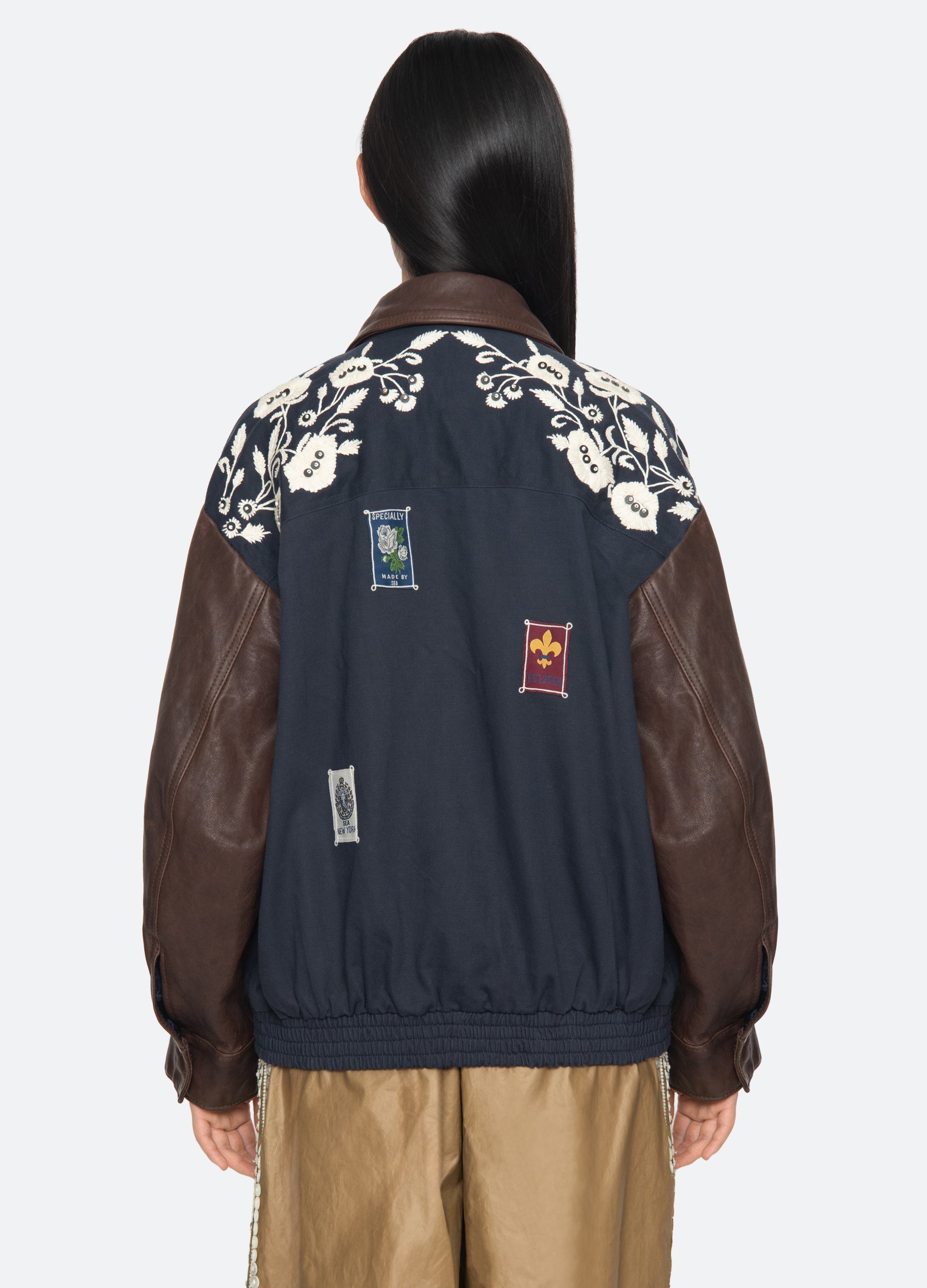 Sea New York Georgie Combo Jacket - Navy
