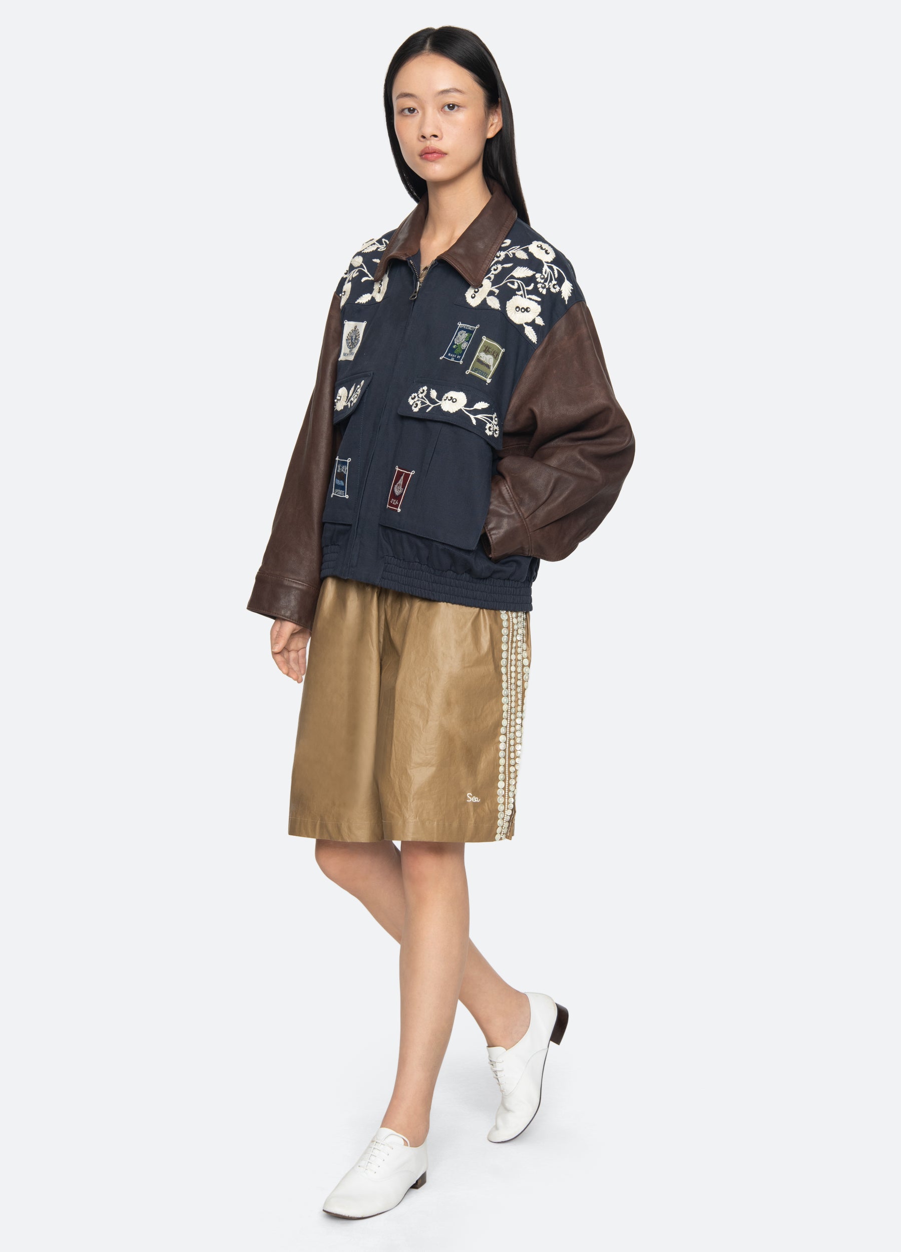Sea New York Georgie Combo Jacket - Navy