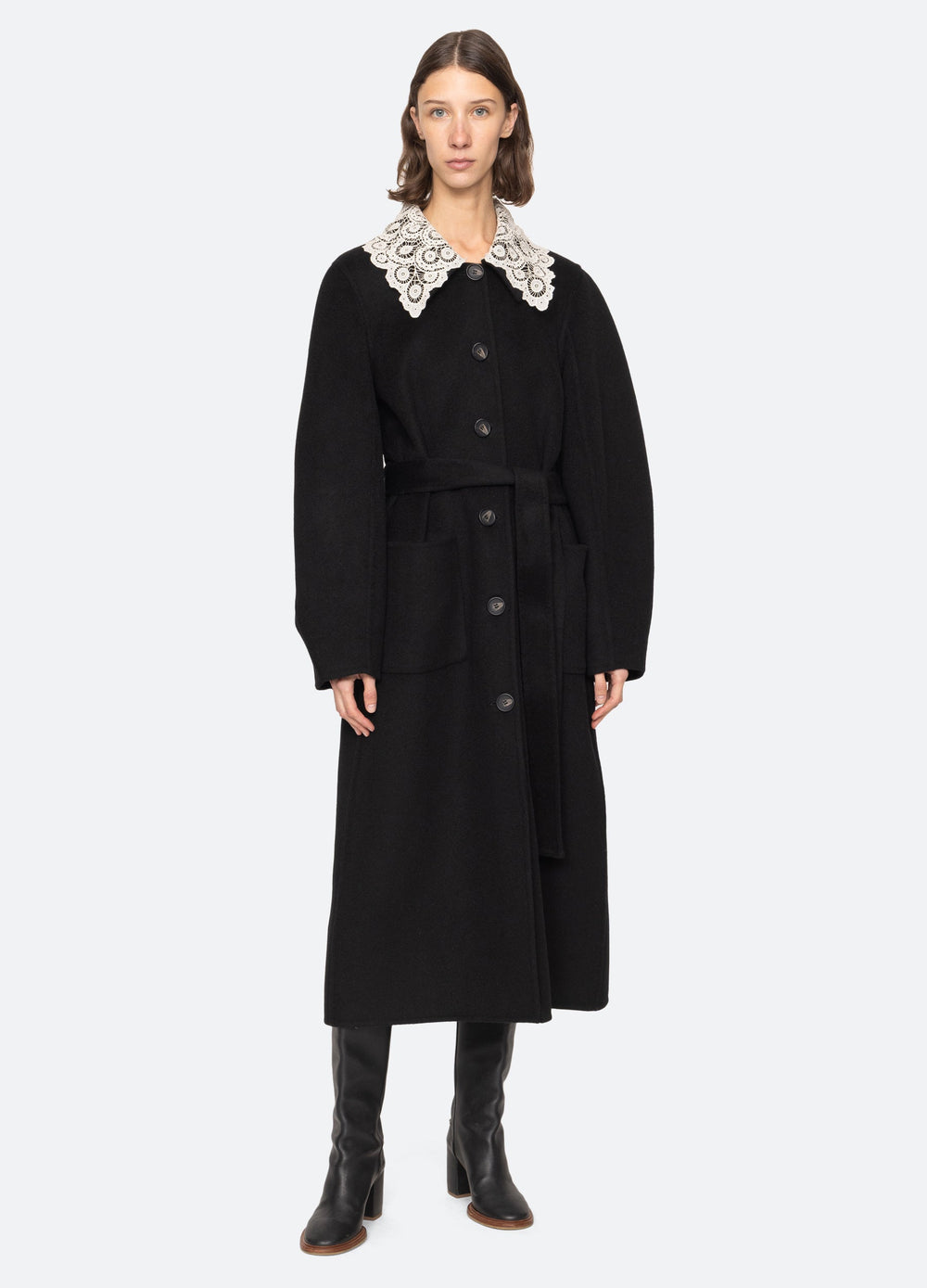 Sea New York Ellison Coat - Black