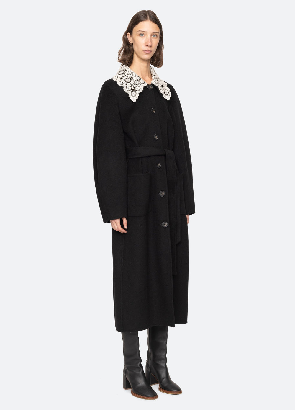 Sea New York Ellison Coat - Black