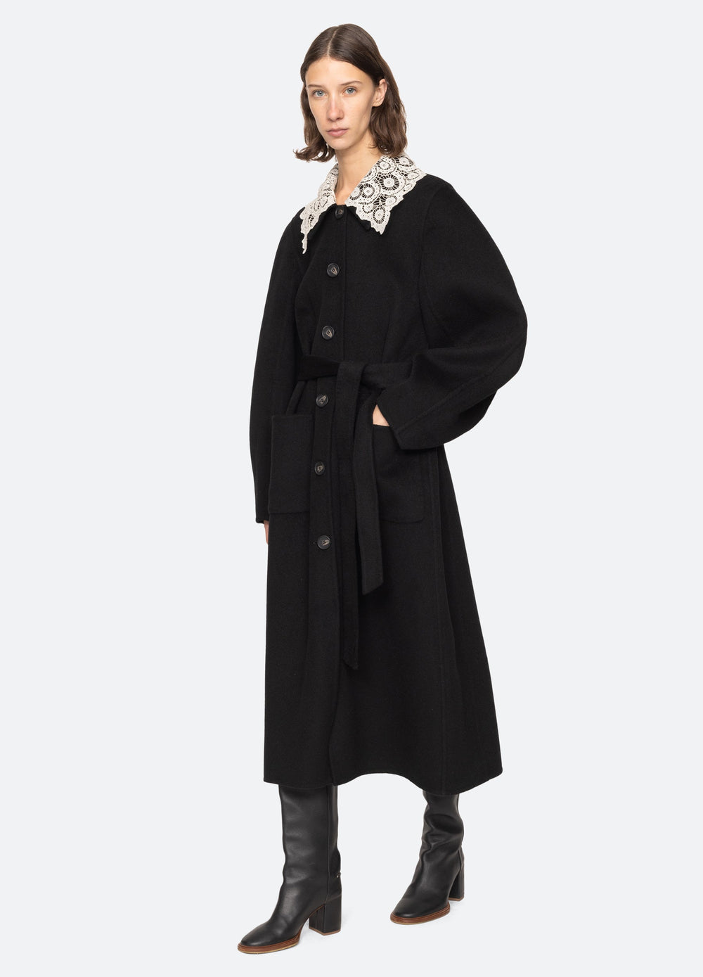 Sea New York Ellison Coat - Black