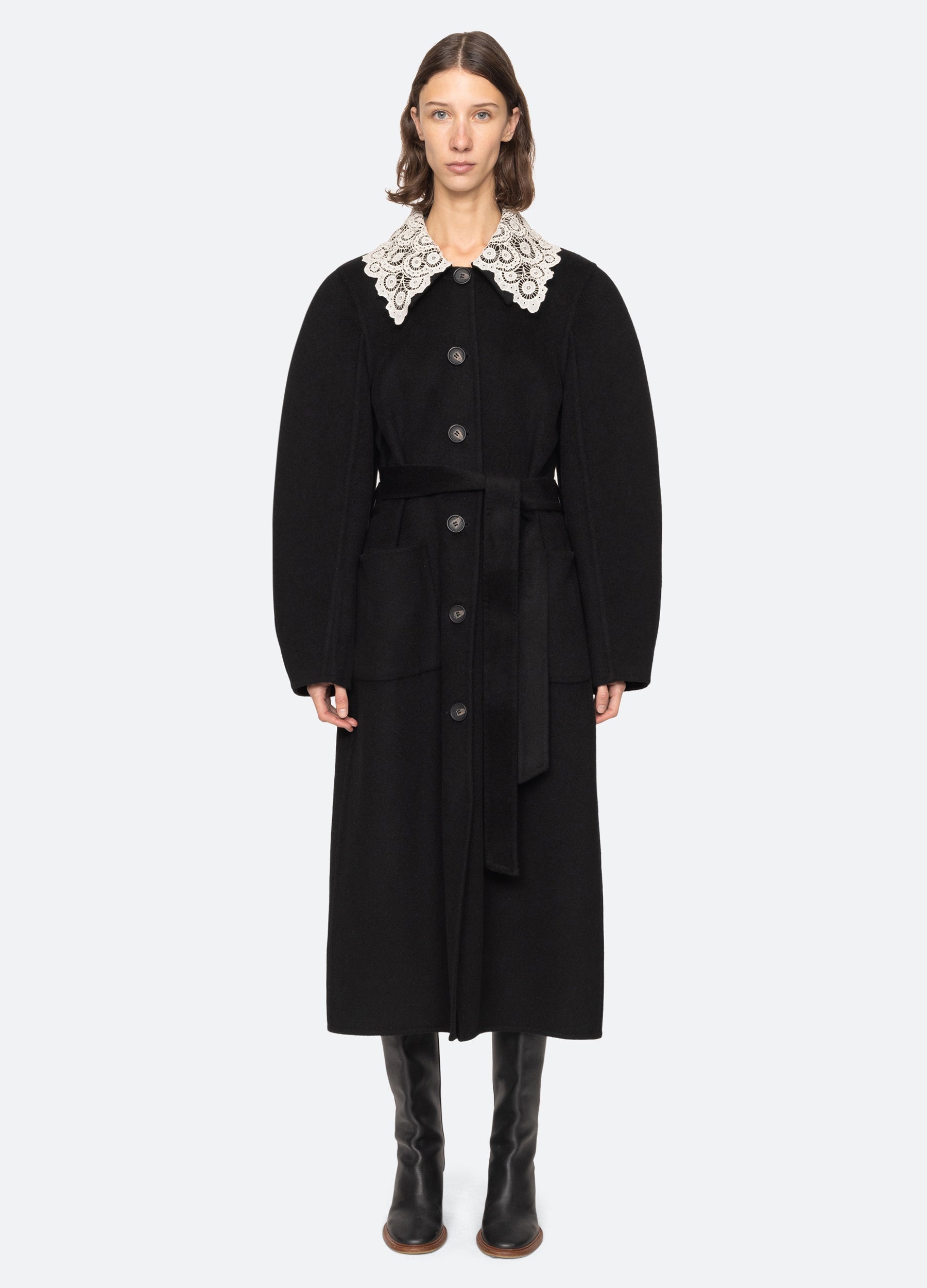 Sea New York Ellison Coat - Black