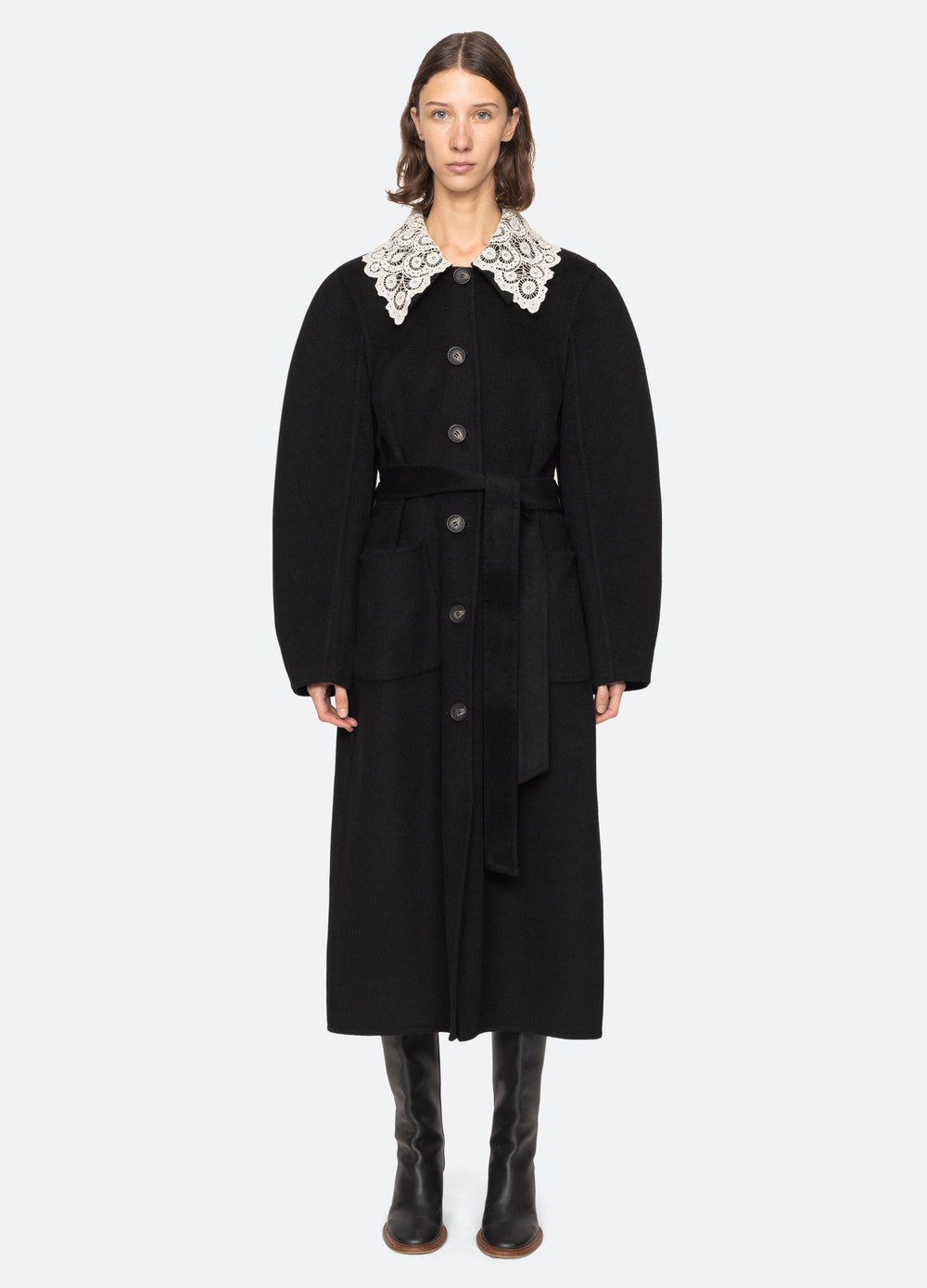 Sea New York Ellison Coat - Black