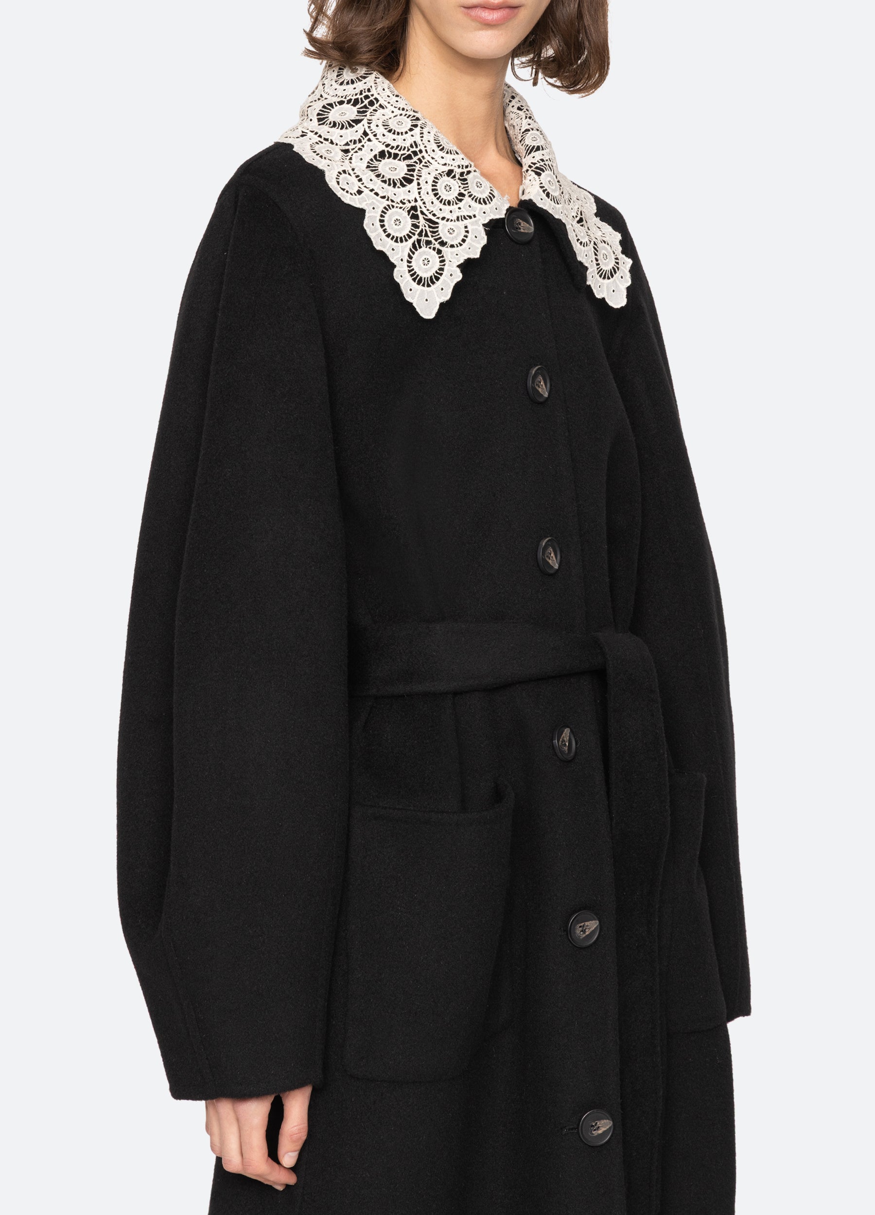 Sea New York Ellison Coat - Black