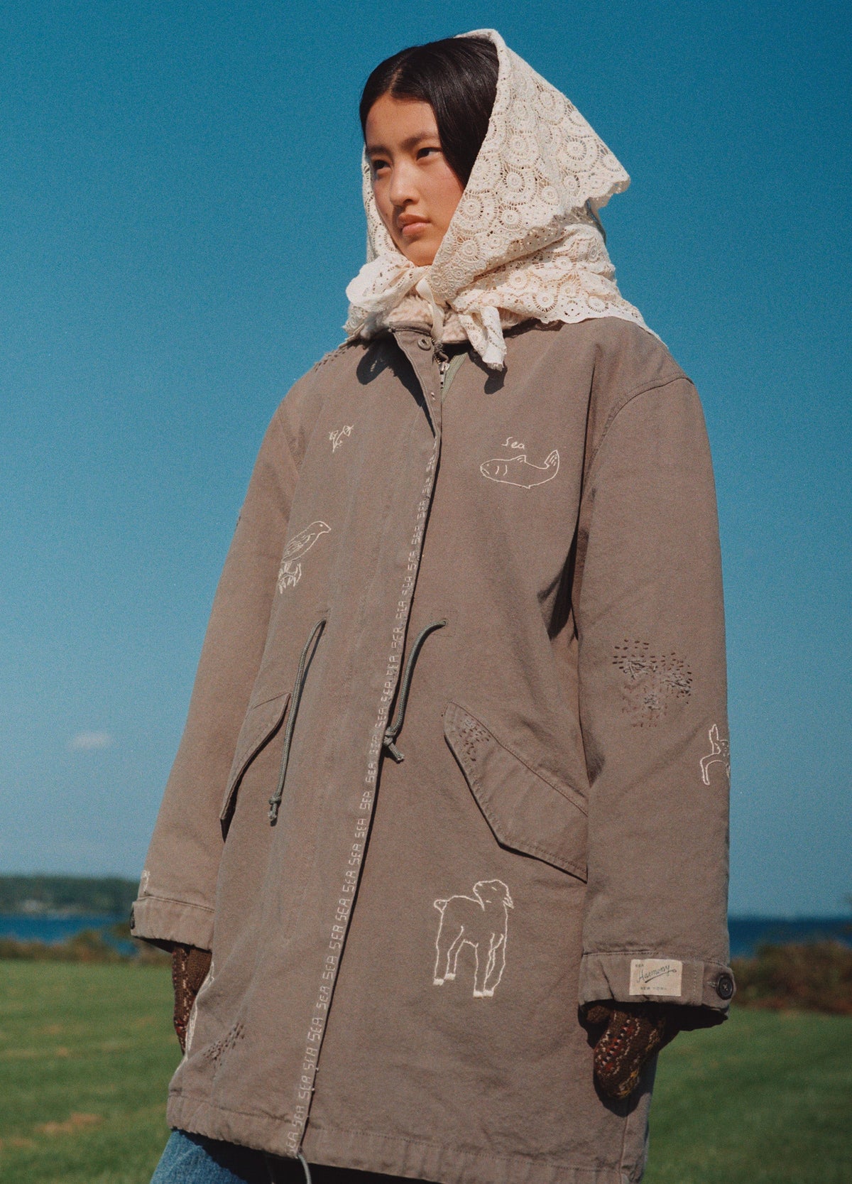 Sea New York Miles Parka - Army