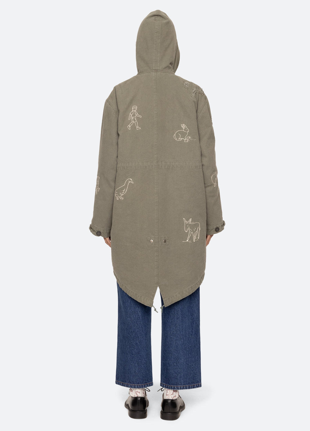 Sea New York Miles Parka - Army