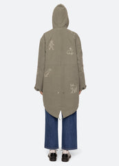 Sea New York Miles Parka - Army