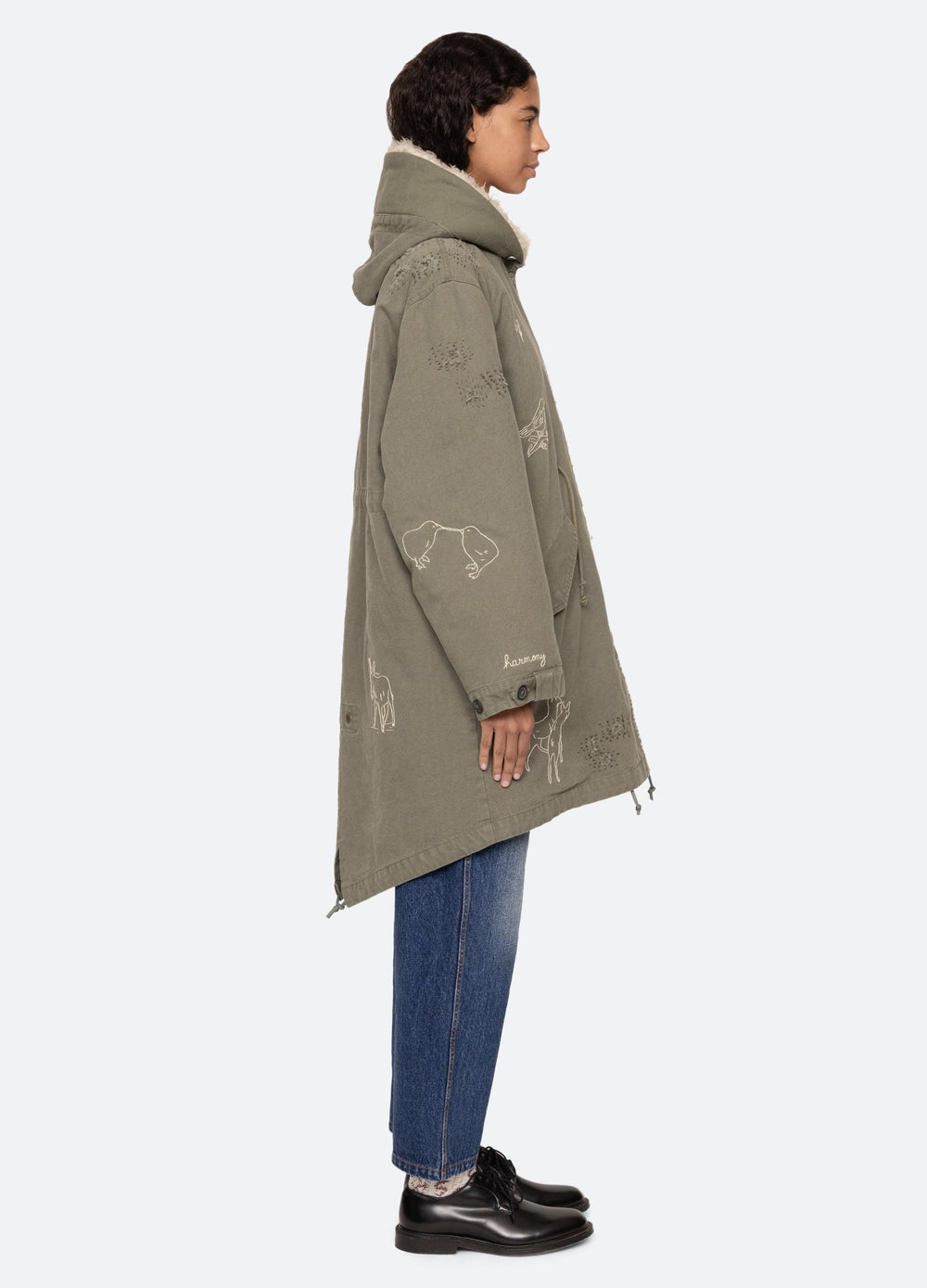 Sea New York Miles Parka - Army