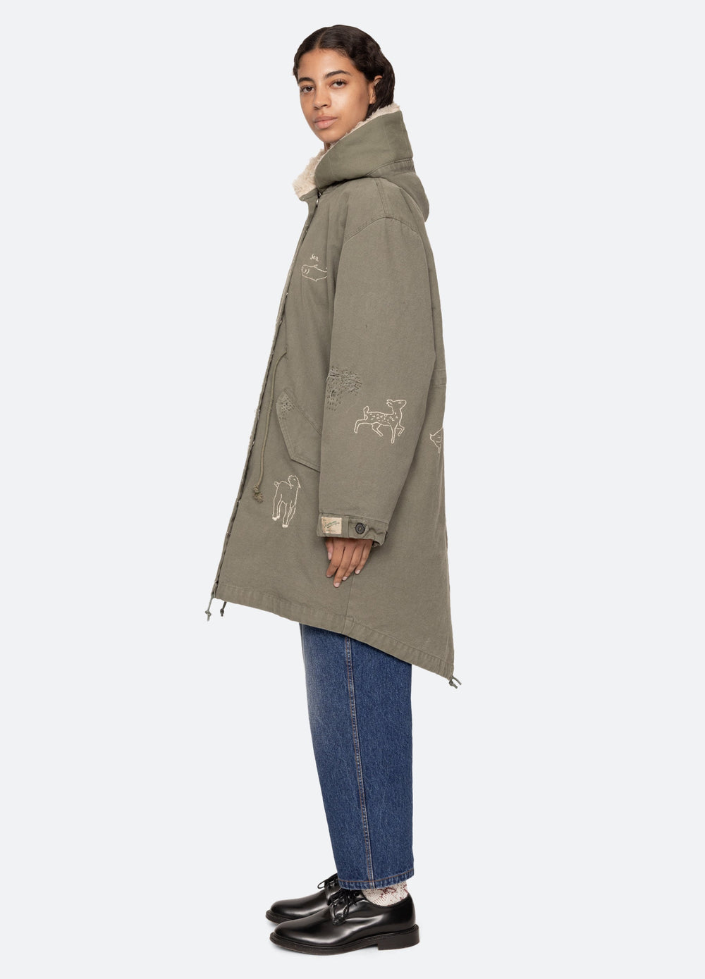 Sea New York Miles Parka - Army