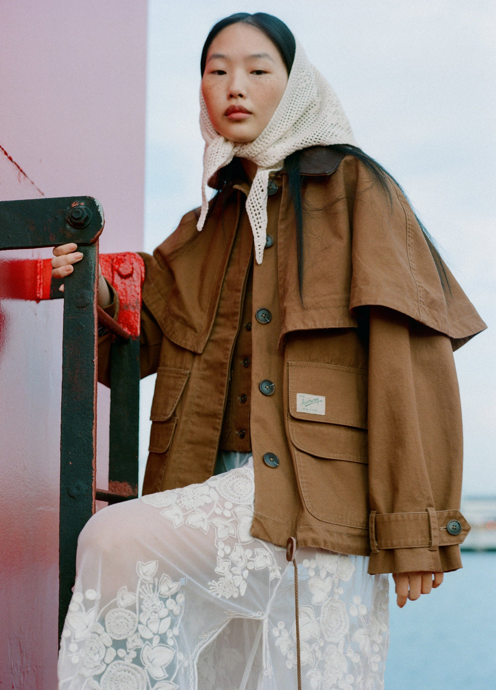 Sea New York Carolyn Cape Jacket - Camel