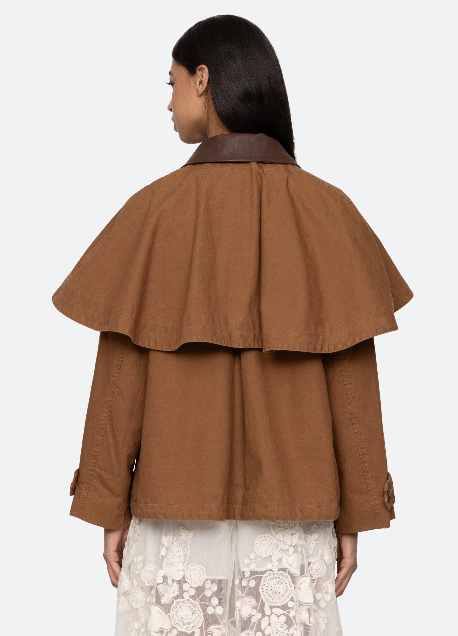 Sea New York Carolyn Cape Jacket - Camel