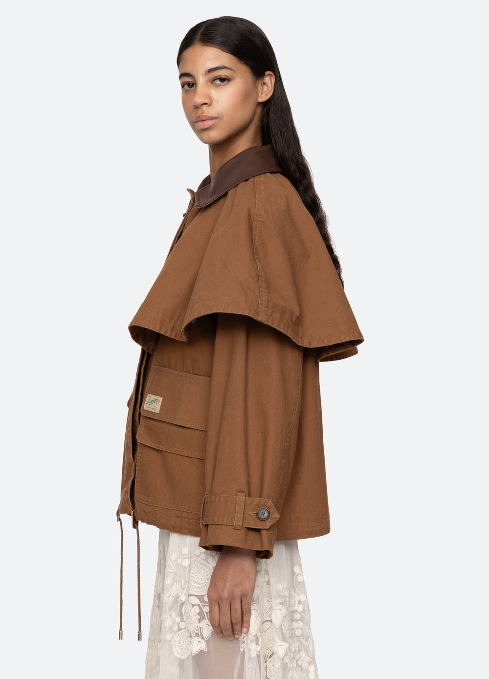 Sea New York Carolyn Cape Jacket - Camel
