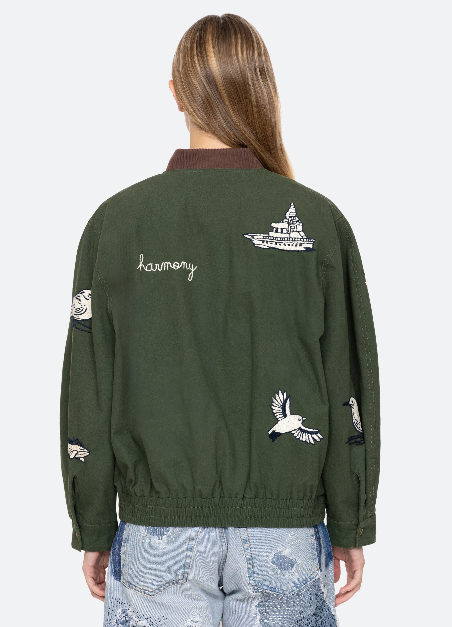 Sea New York Clyde Jacket - Army