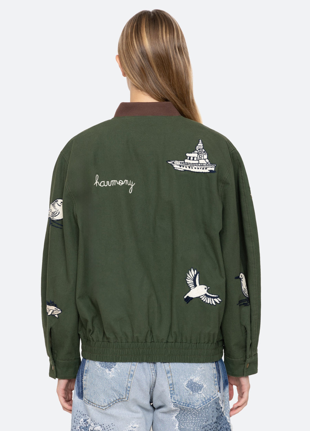 Sea New York Clyde Jacket - Army