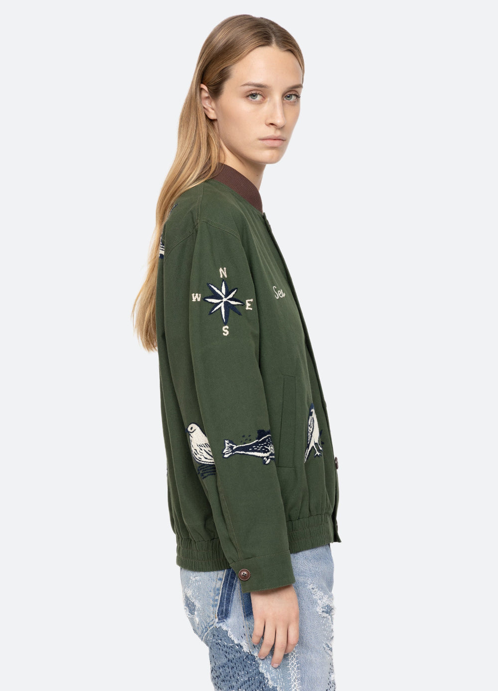 Sea New York Clyde Jacket - Army