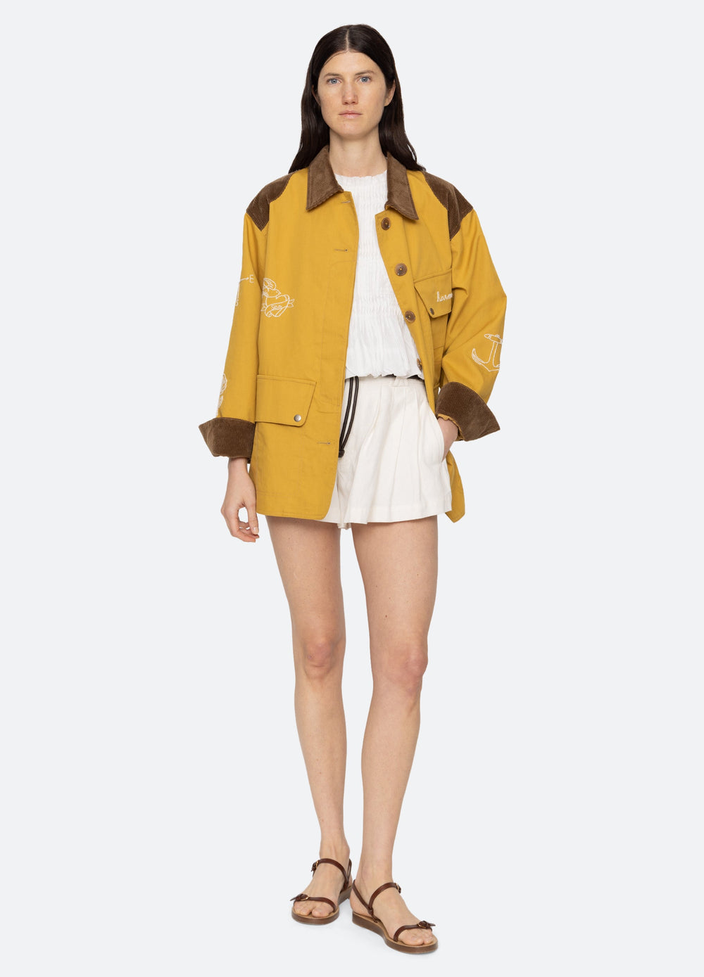 Sea New York Clyde Barn Jacket - Yellow