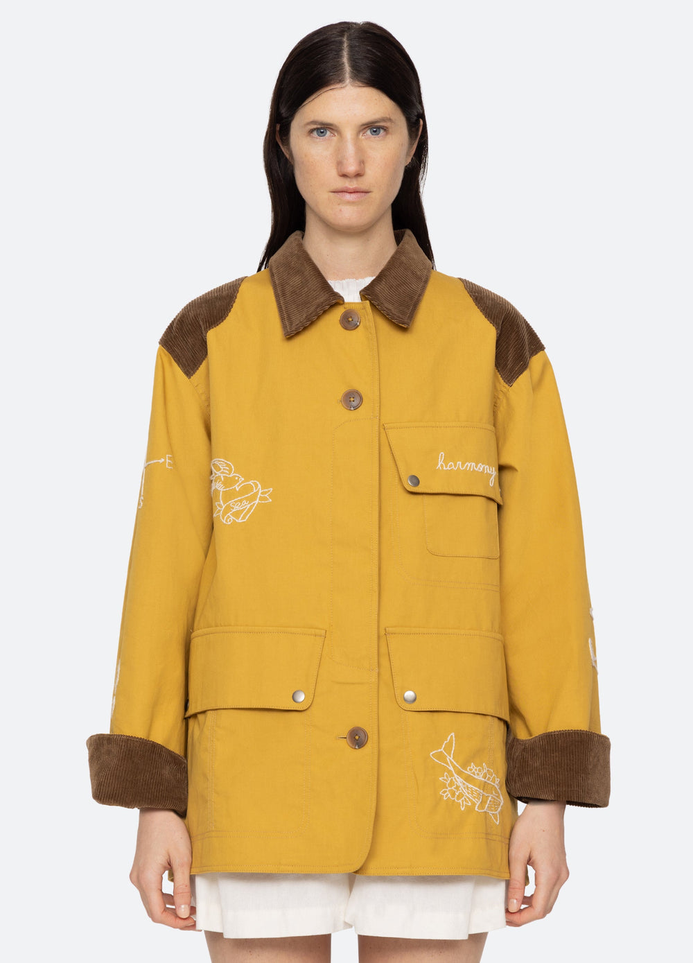 Sea New York Clyde Barn Jacket - Yellow