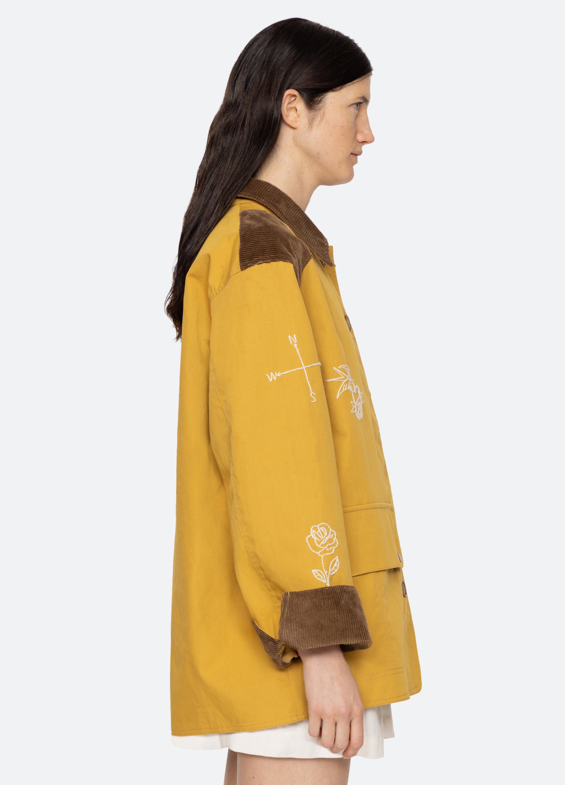 Sea New York Clyde Barn Jacket - Yellow
