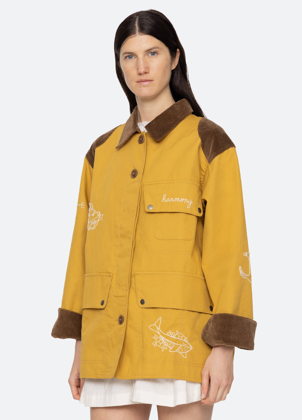 Sea New York Clyde Barn Jacket - Yellow