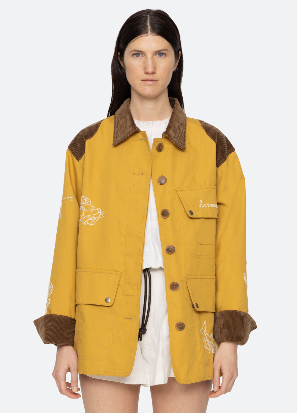 Sea New York Clyde Barn Jacket - Yellow