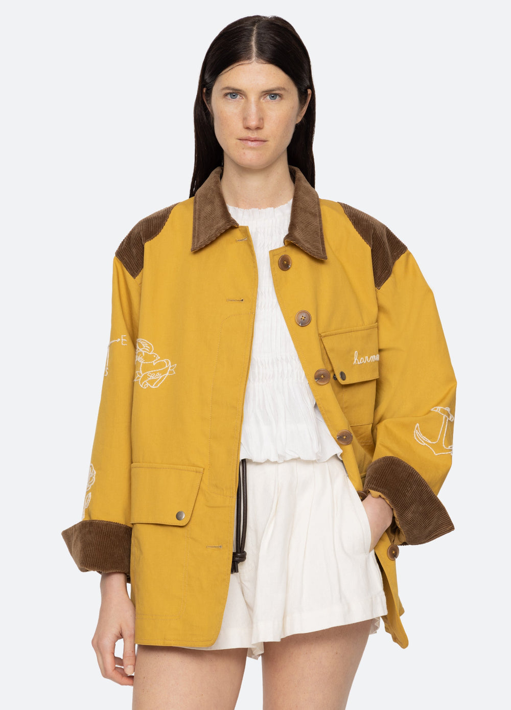 Sea New York Clyde Barn Jacket - Yellow