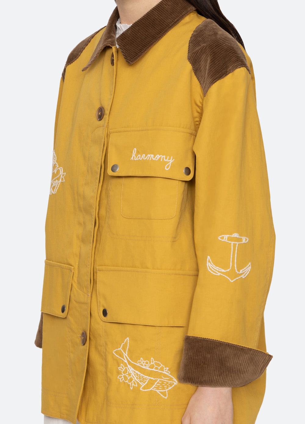 Sea New York Clyde Barn Jacket - Yellow