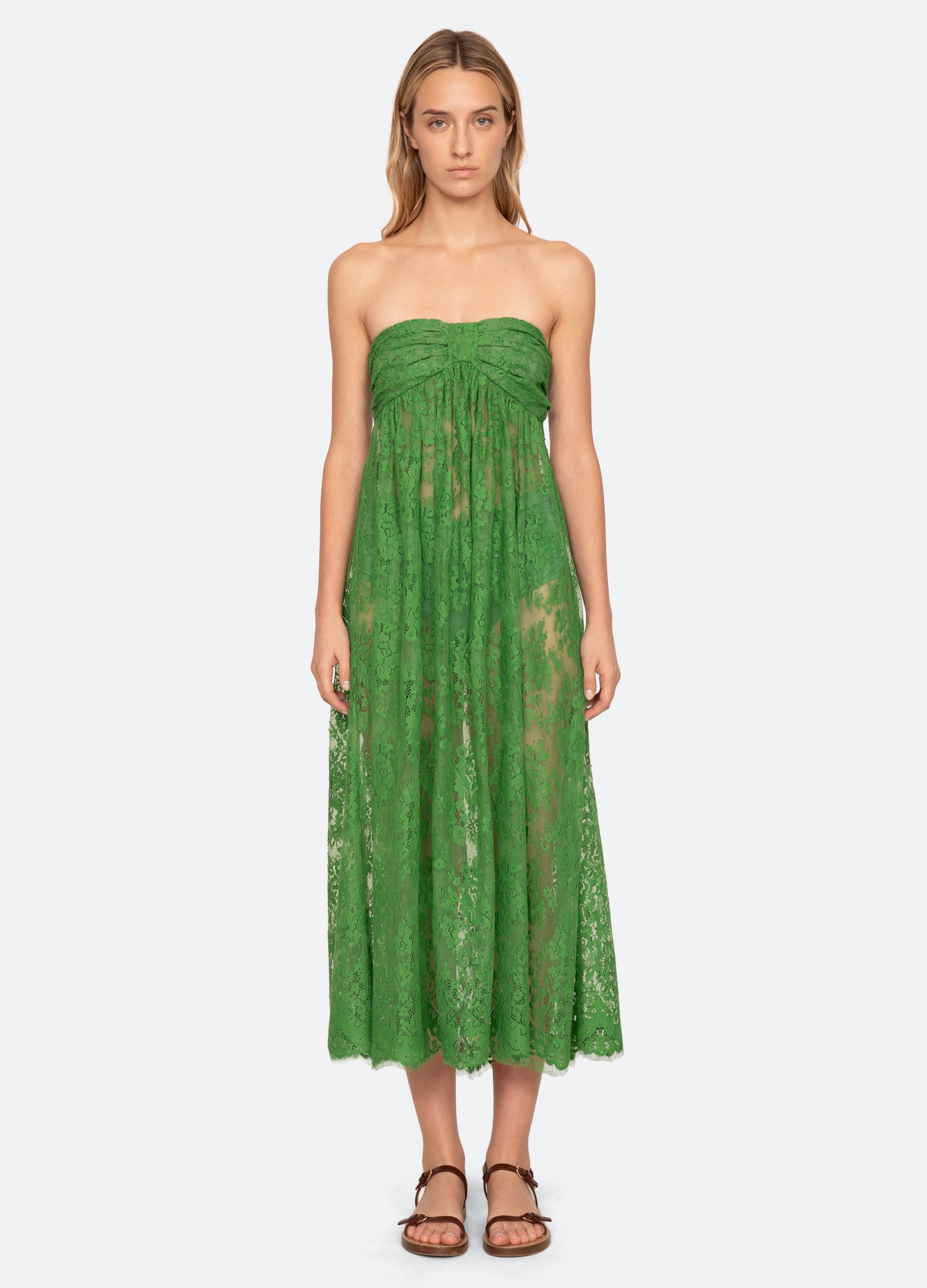Sea New York Carmella Lace Dress - Blue