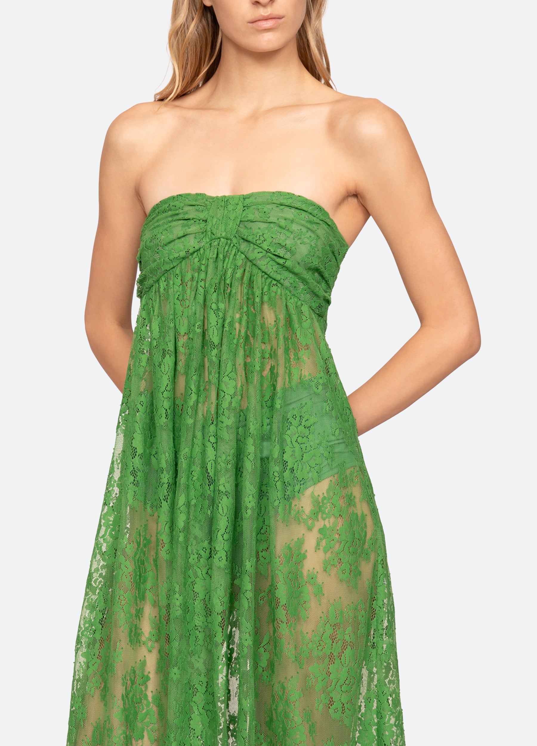 Sea New York Carmella Lace Dress - Blue