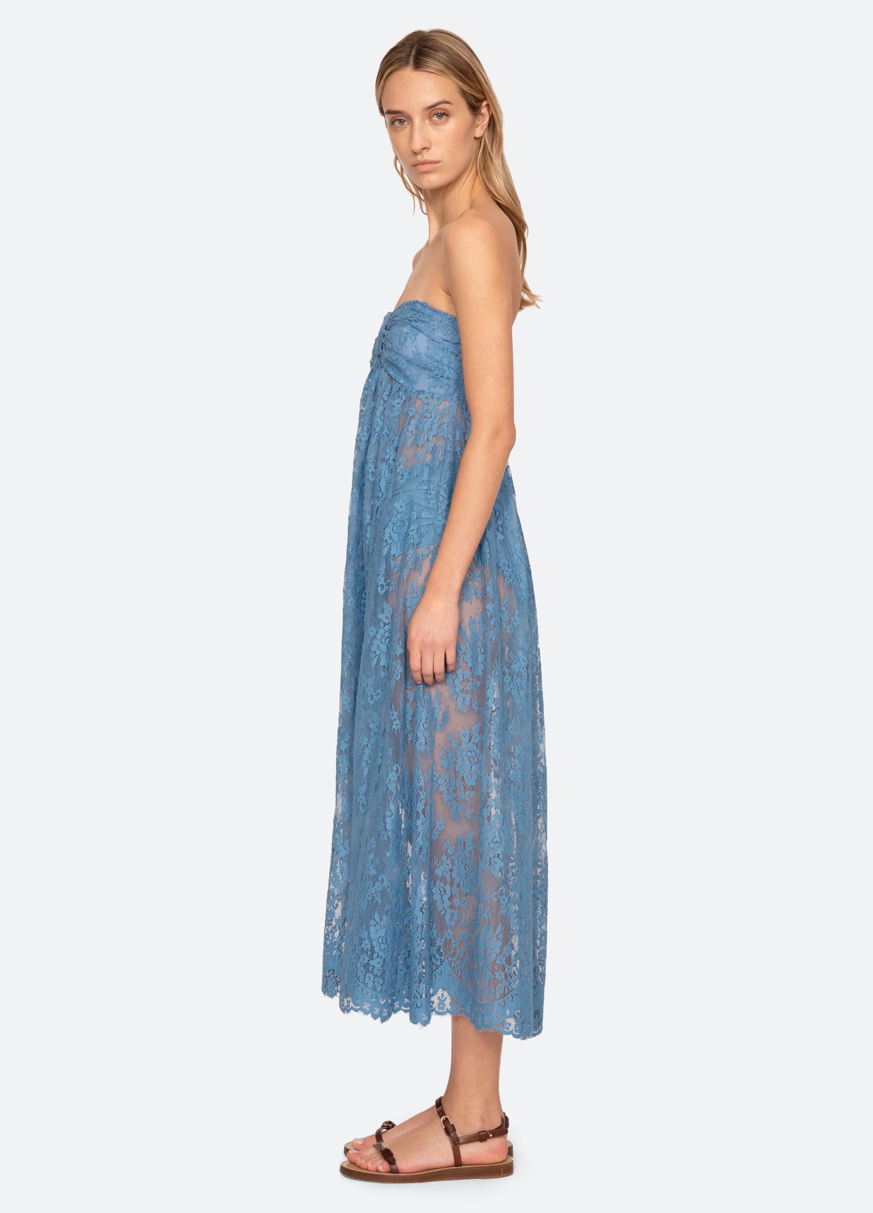 Sea New York Carmella Lace Dress - Blue