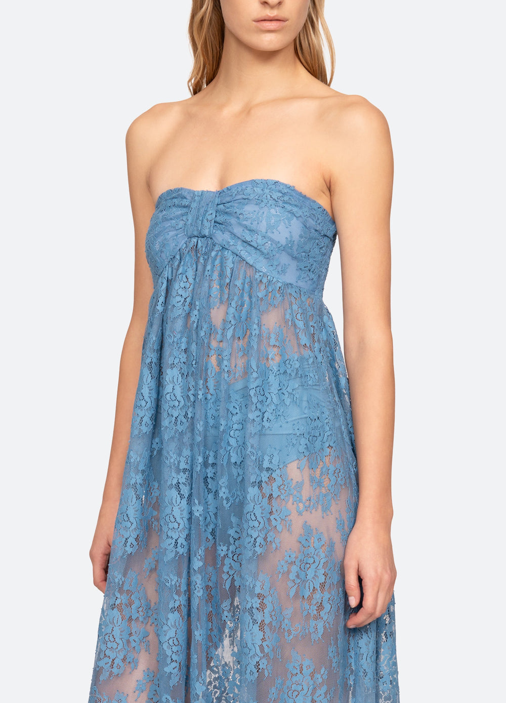 Sea New York Carmella Lace Dress - Blue