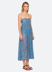 Sea New York Carmella Lace Dress - Blue