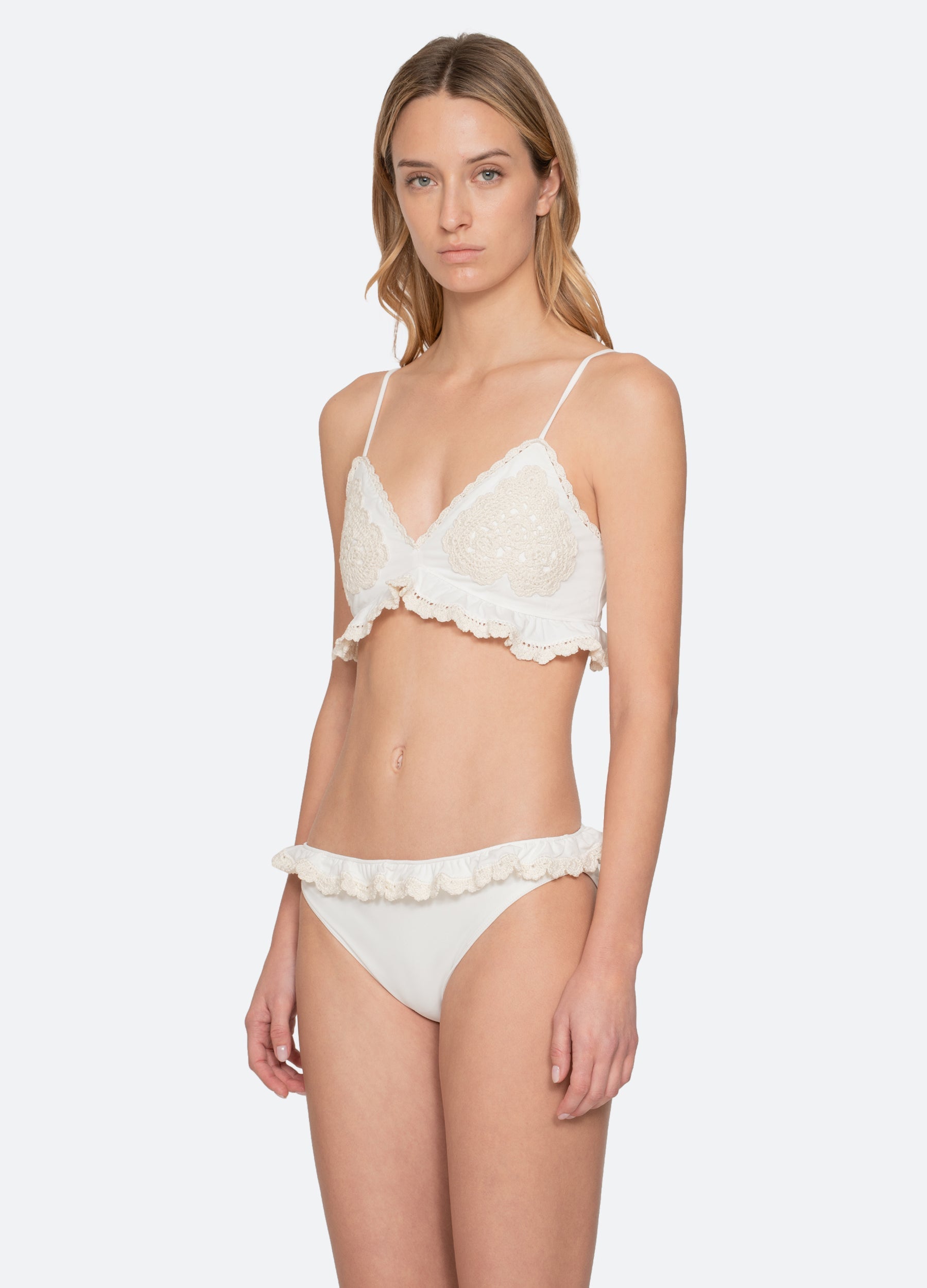 Sea New York Madelyn Bikini Top - White