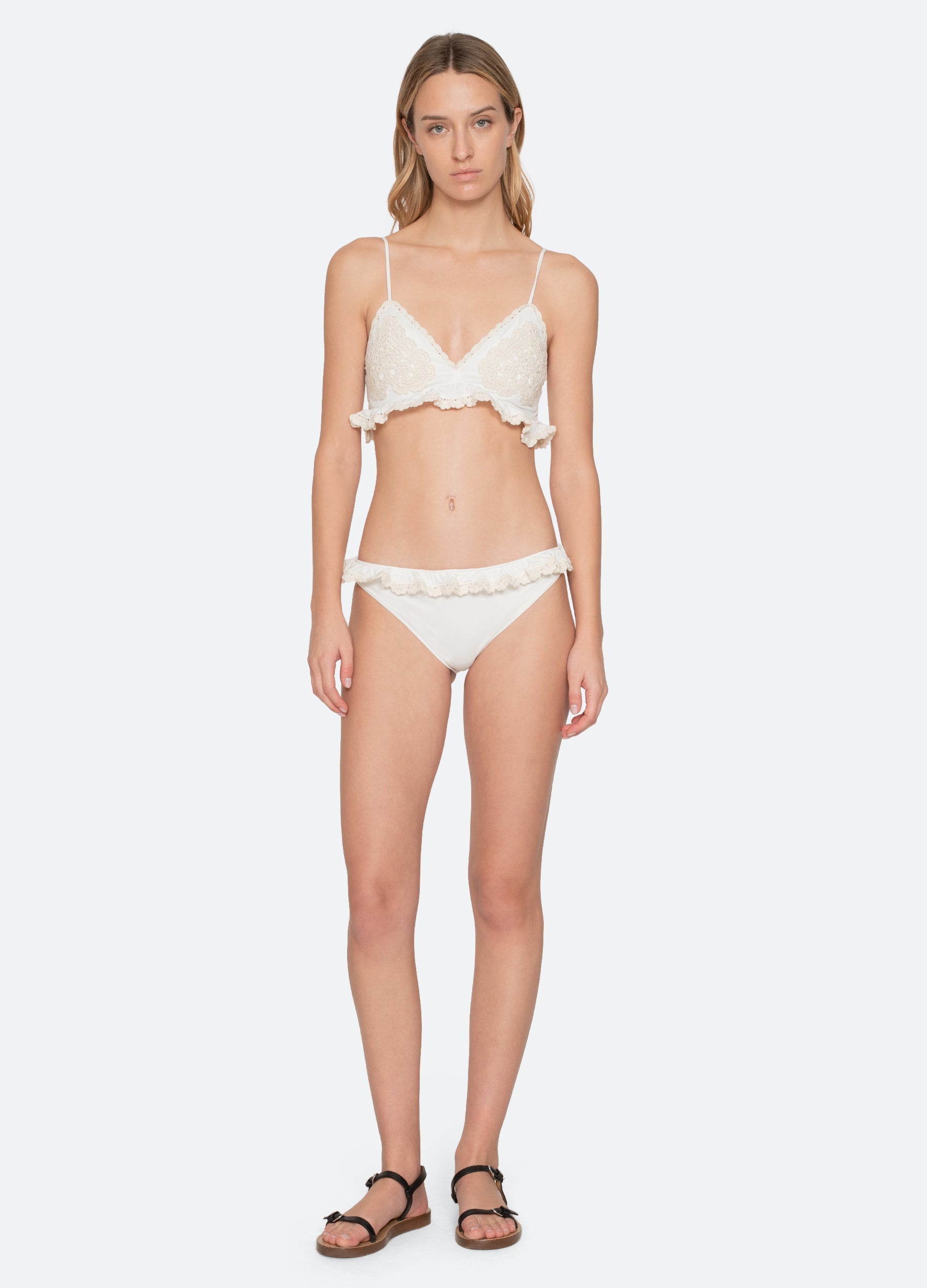 Sea New York Madelyn Bikini Bottom - White