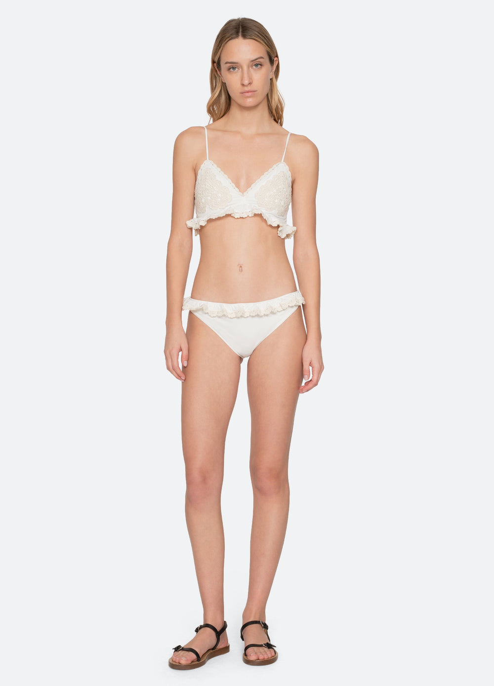 Sea New York Madelyn Bikini Bottom - White