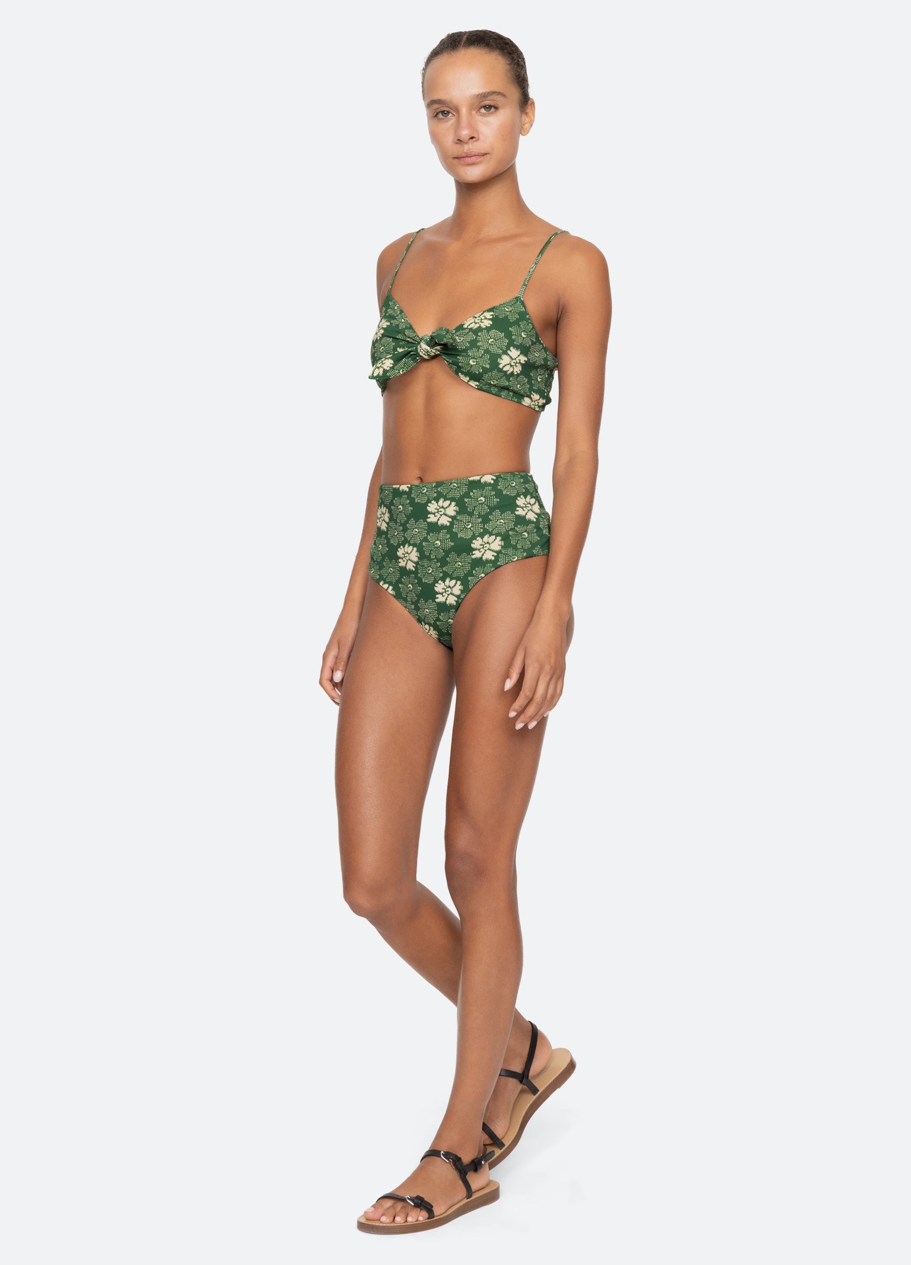 Sea New York Gloria Bikini Top - Green