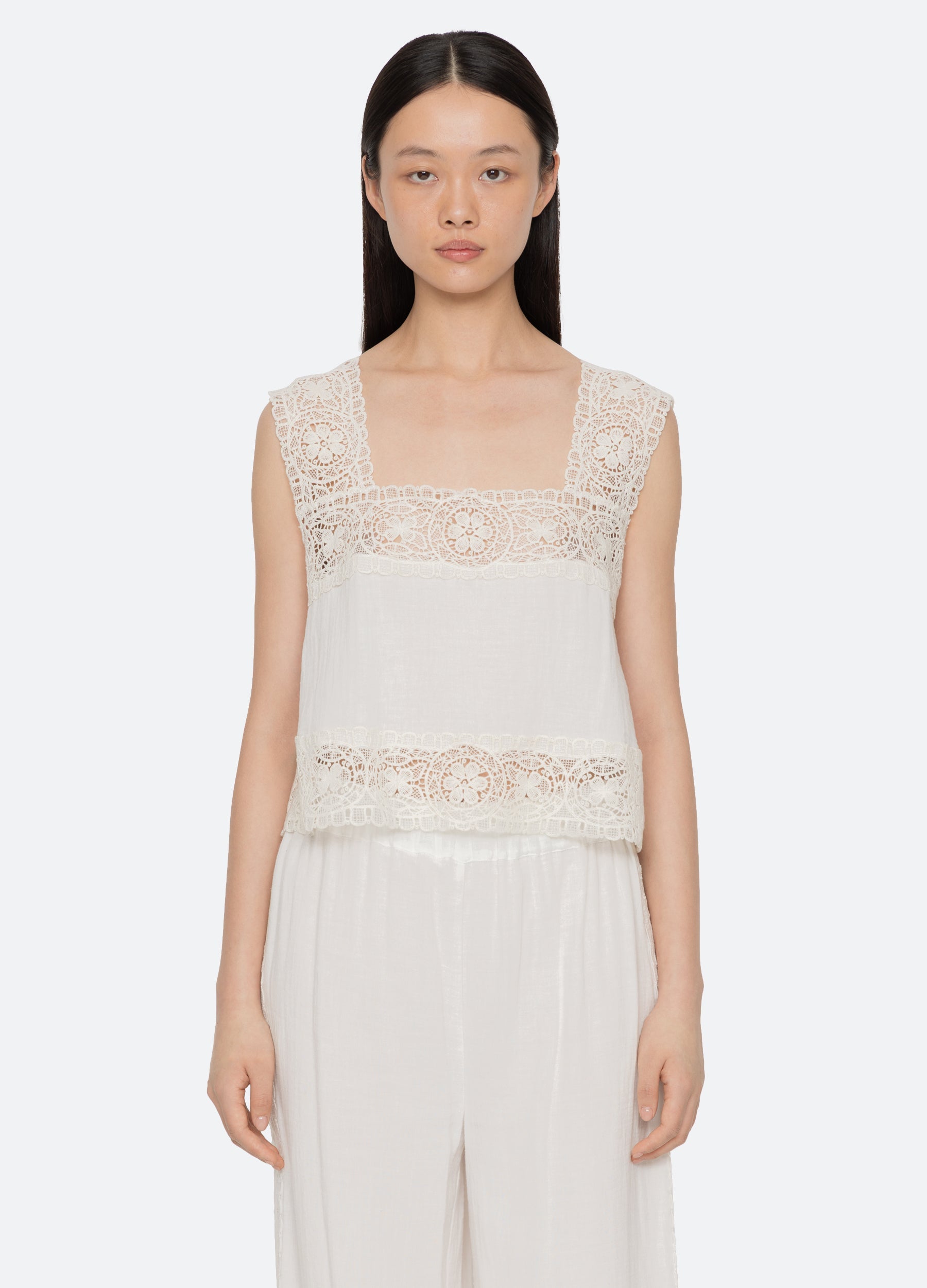 Sea New York Gardener Tank - Cream