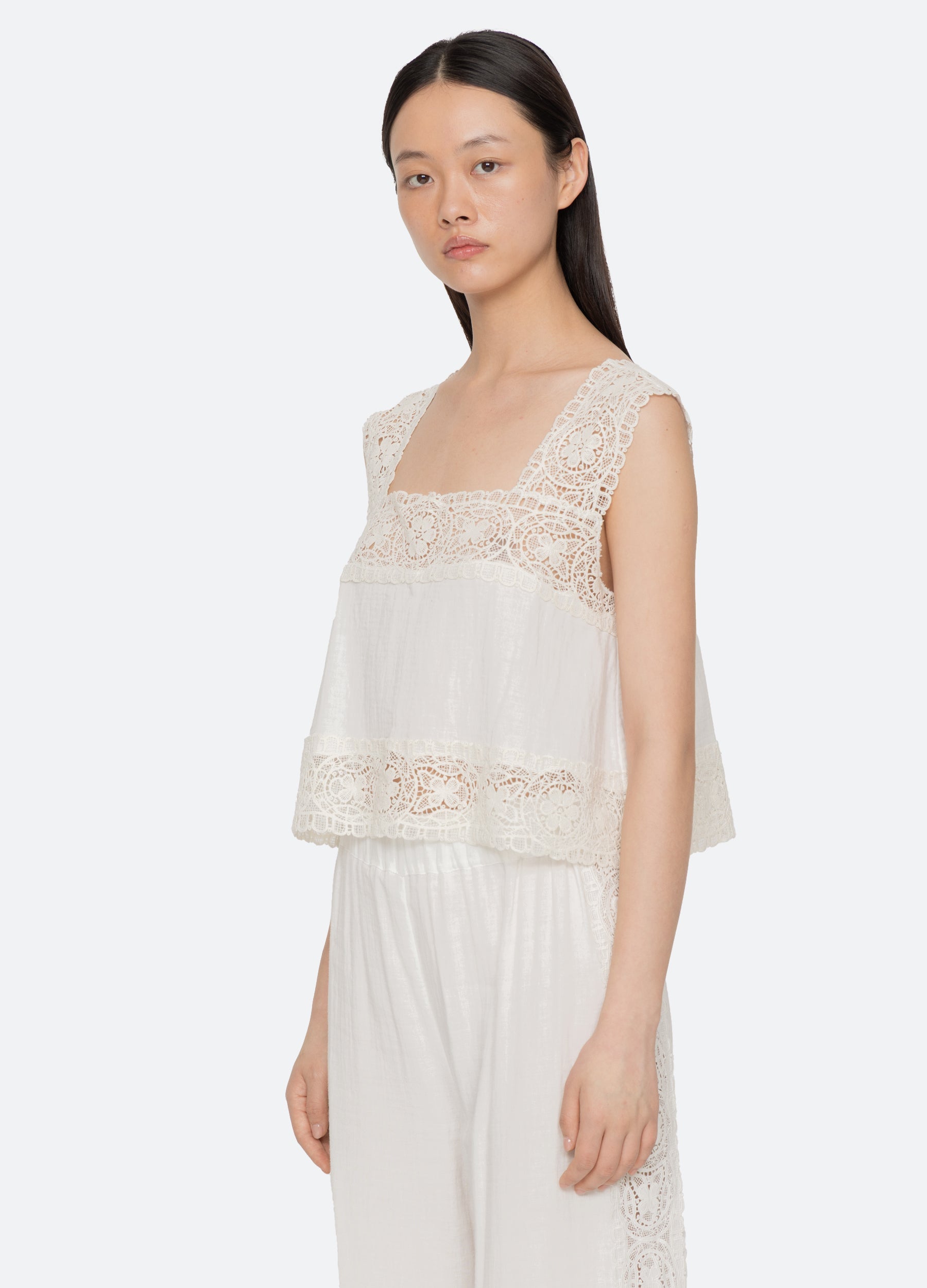 Sea New York Gardener Tank - Cream