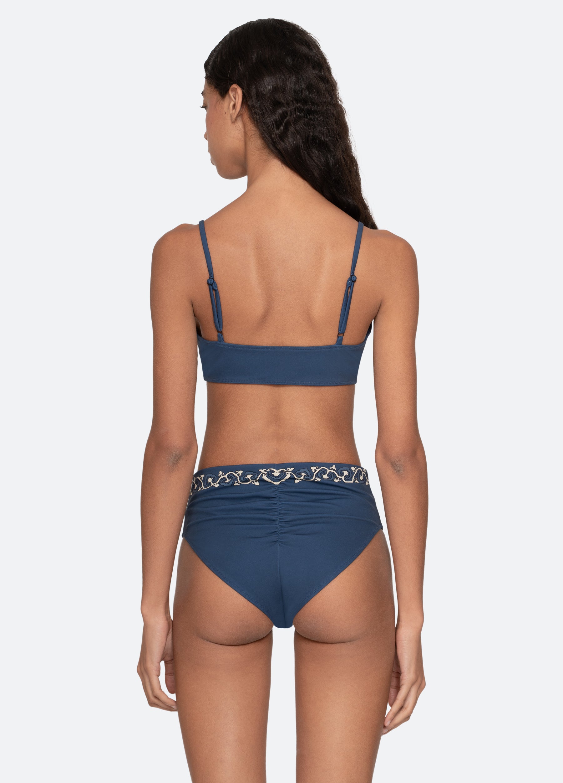 Sea New York Blaise Bikini Top - Navy