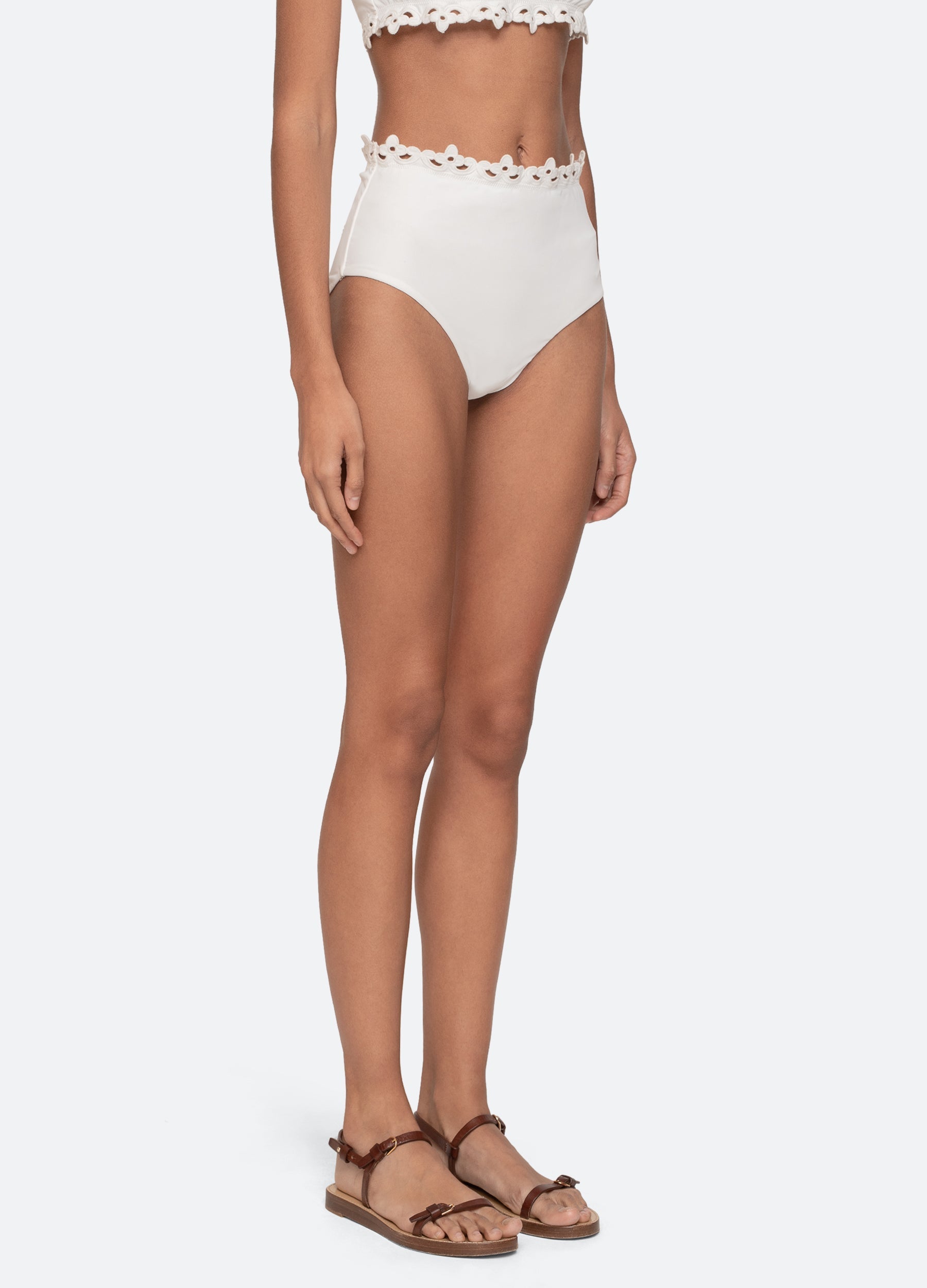 Sea New York Leila Bikini Bottom - White