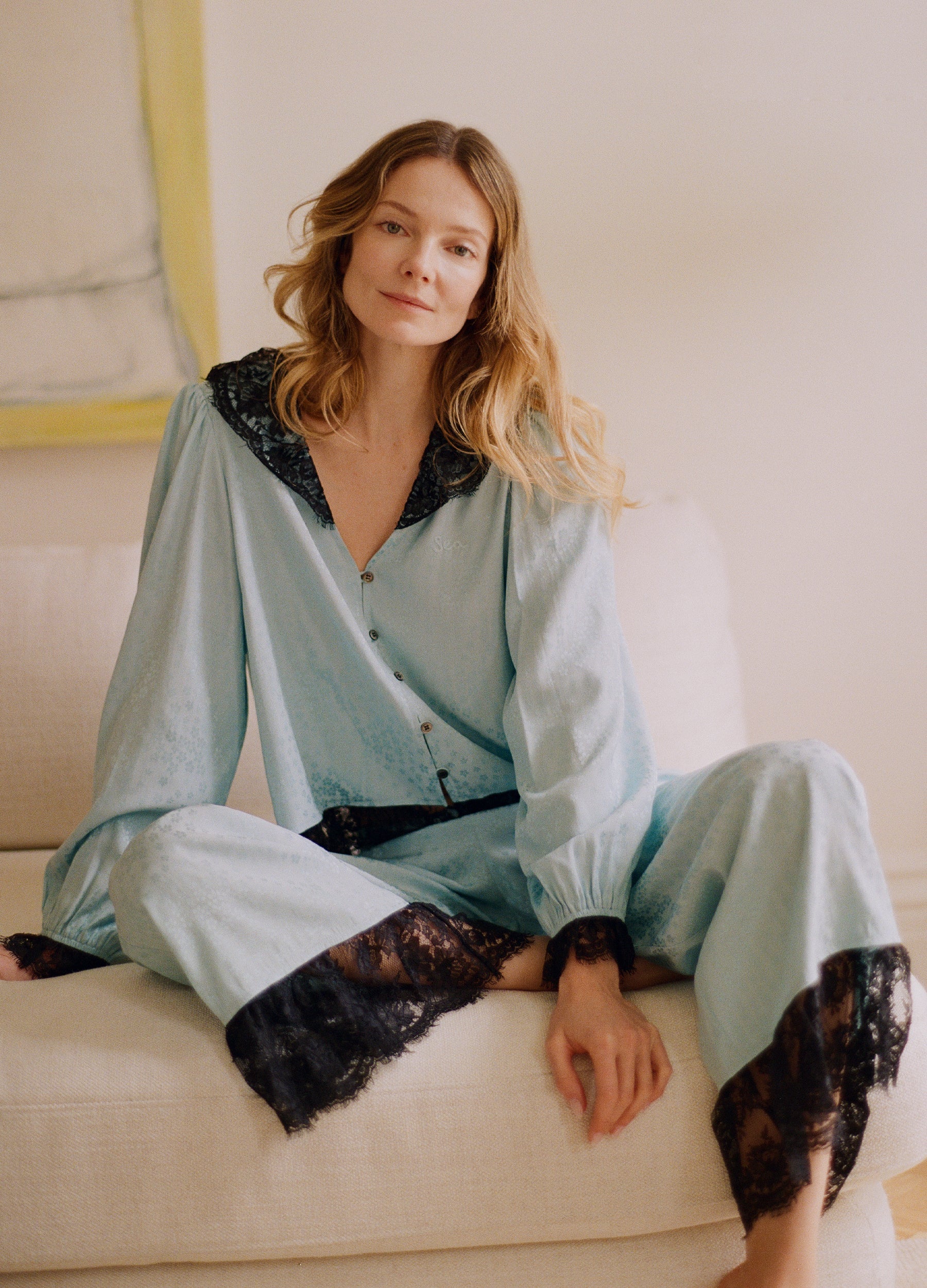 Sea New York Lila PJ Set - Blue