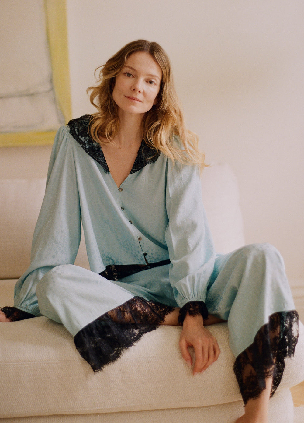 Sea New York Lila PJ Set - Blue