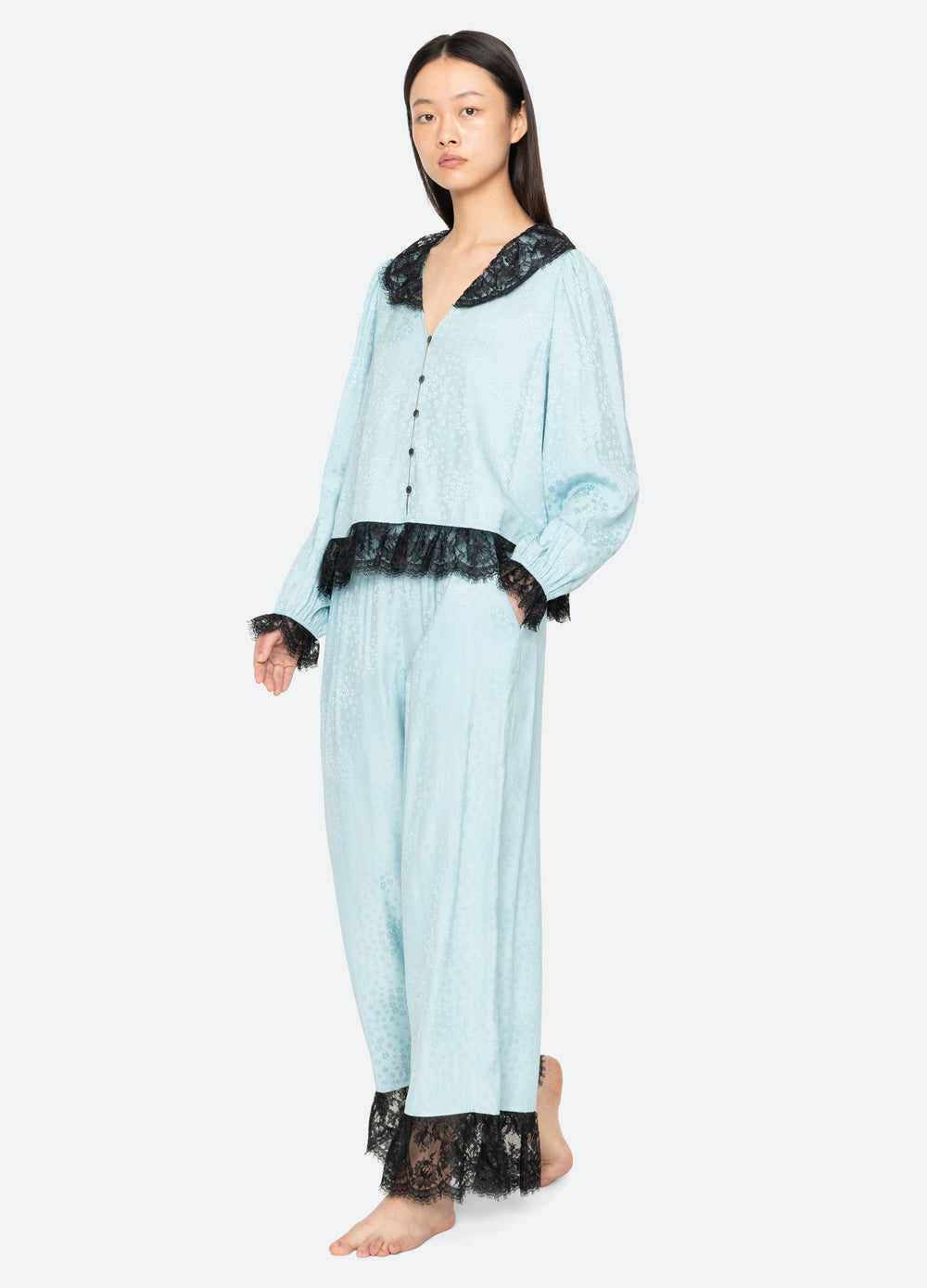 Sea New York Lila PJ Set - Blue