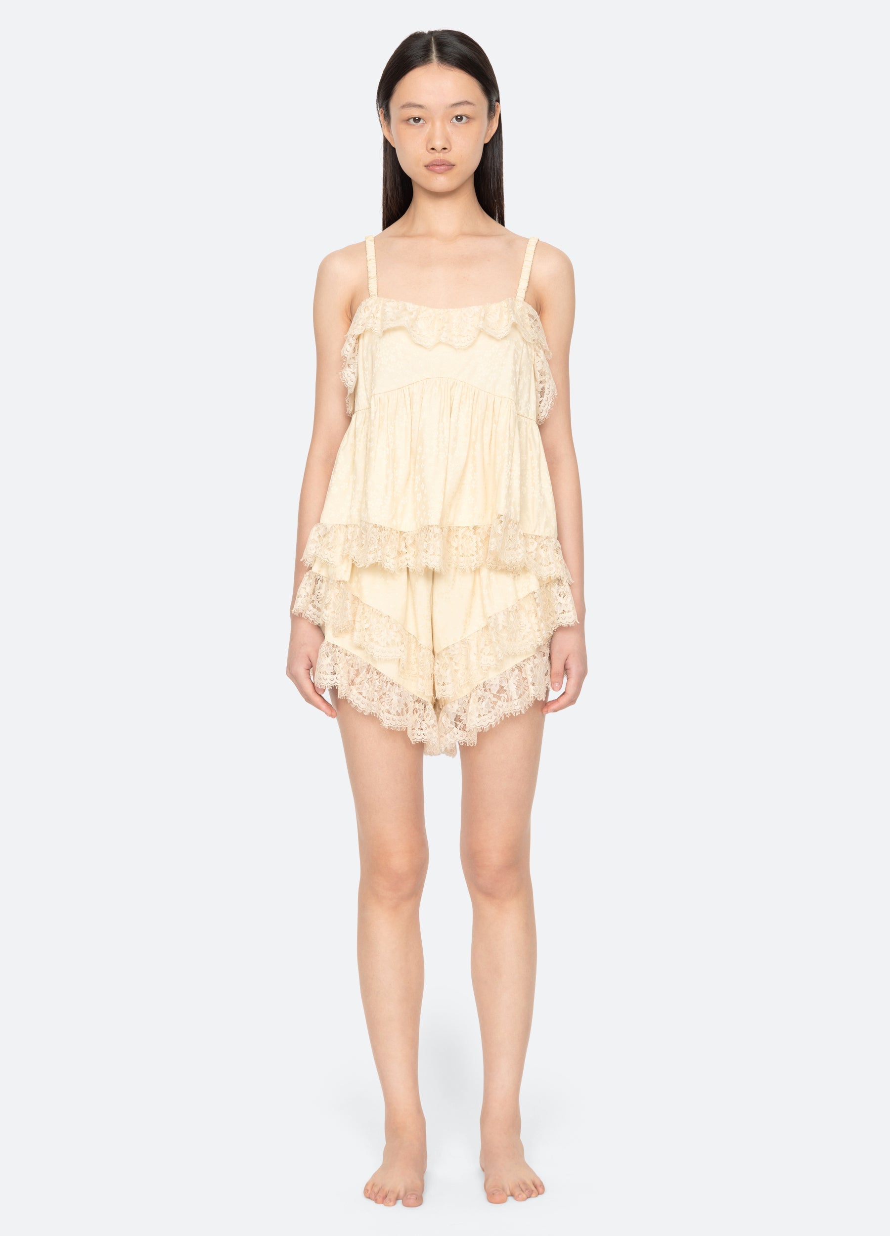 Sea New York Lila Short PJ Set - Yellow