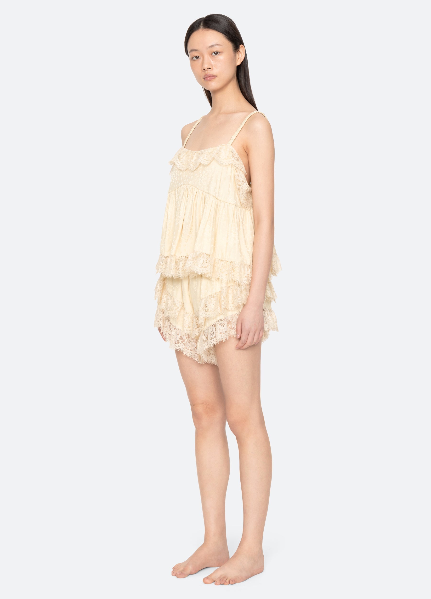 Sea New York Lila Short PJ Set - Yellow