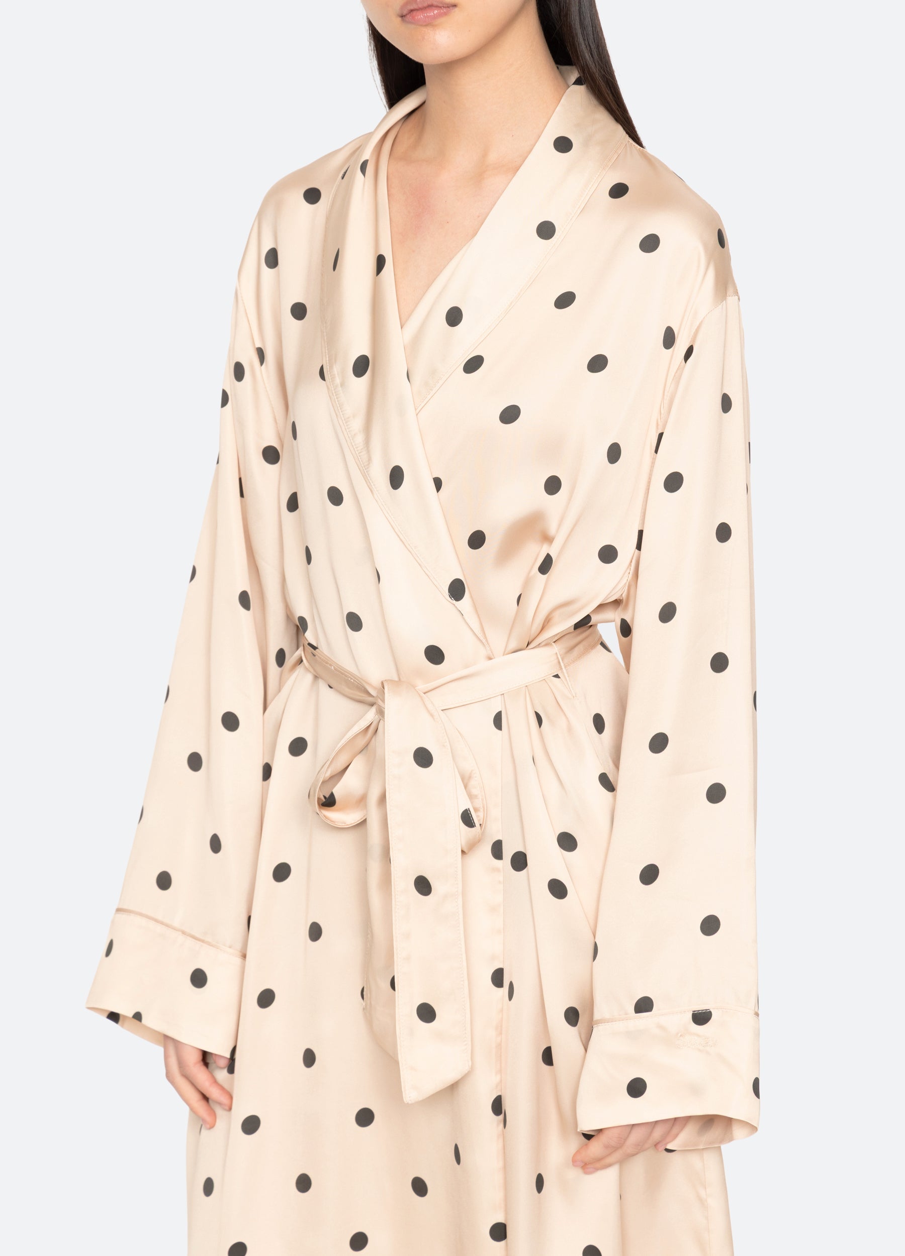Sea New York Paulette Robe - Cream