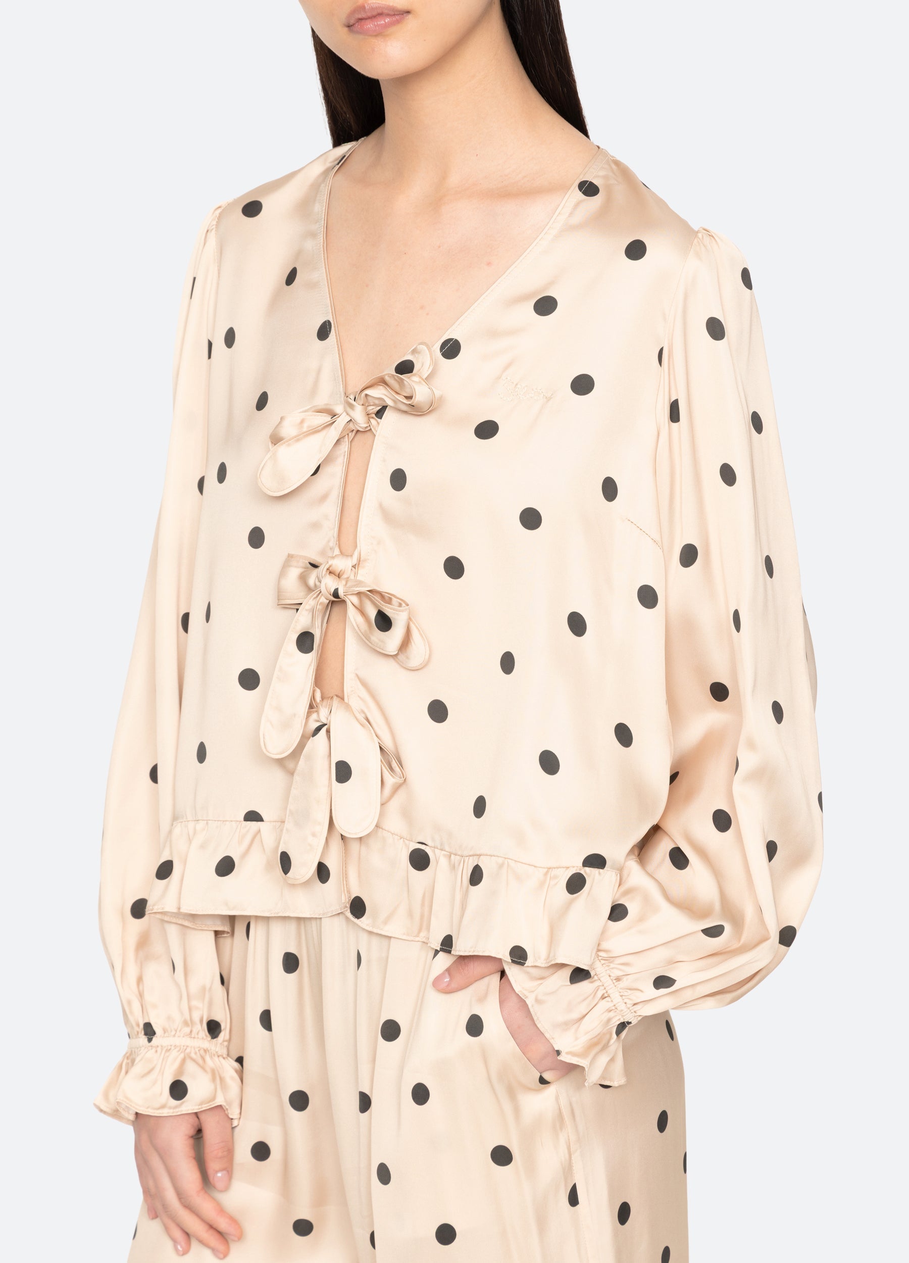 Sea New York Paulette PJ Set - Cream