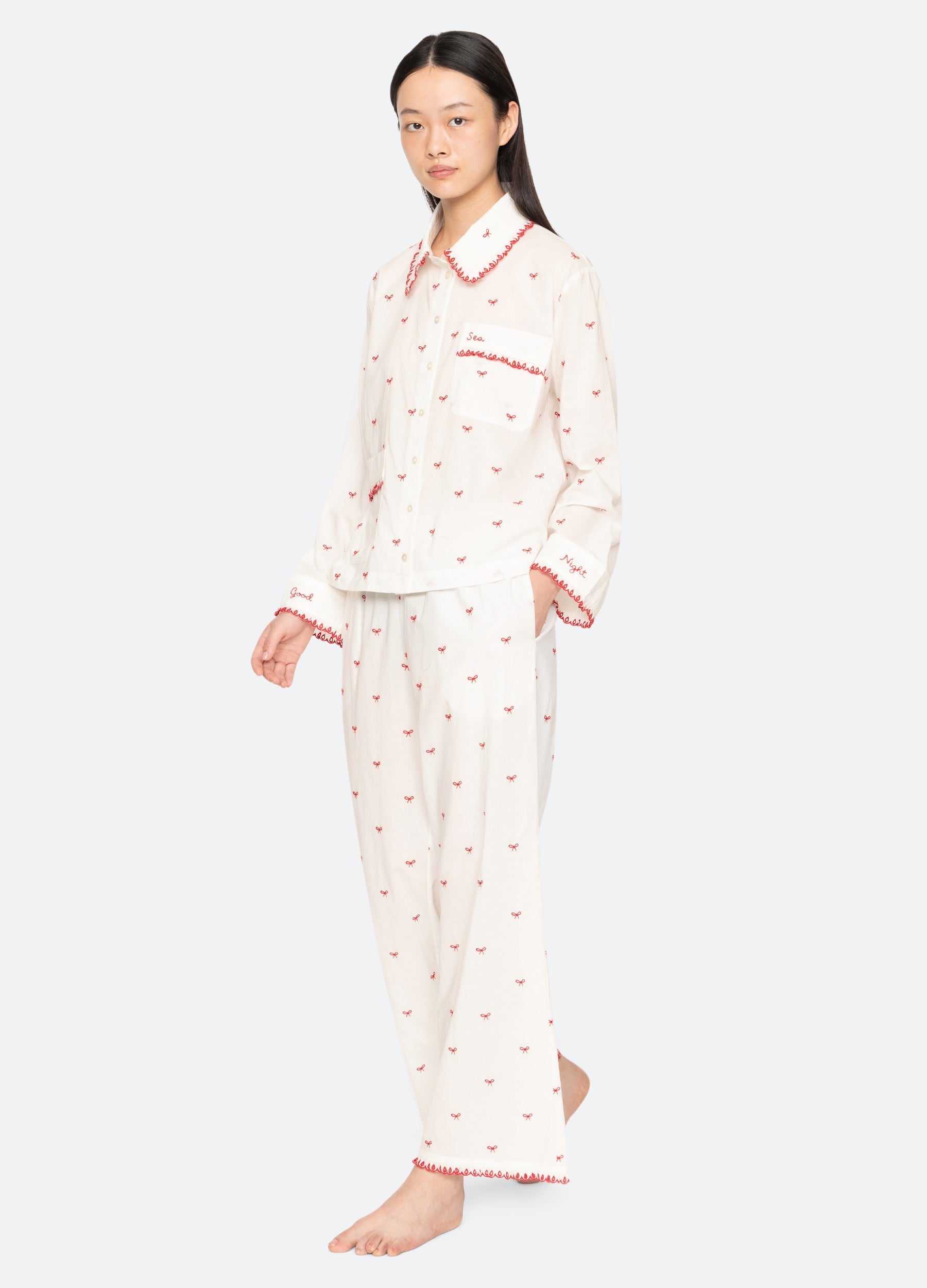 Sea New York Esmee PJ Set - Cream