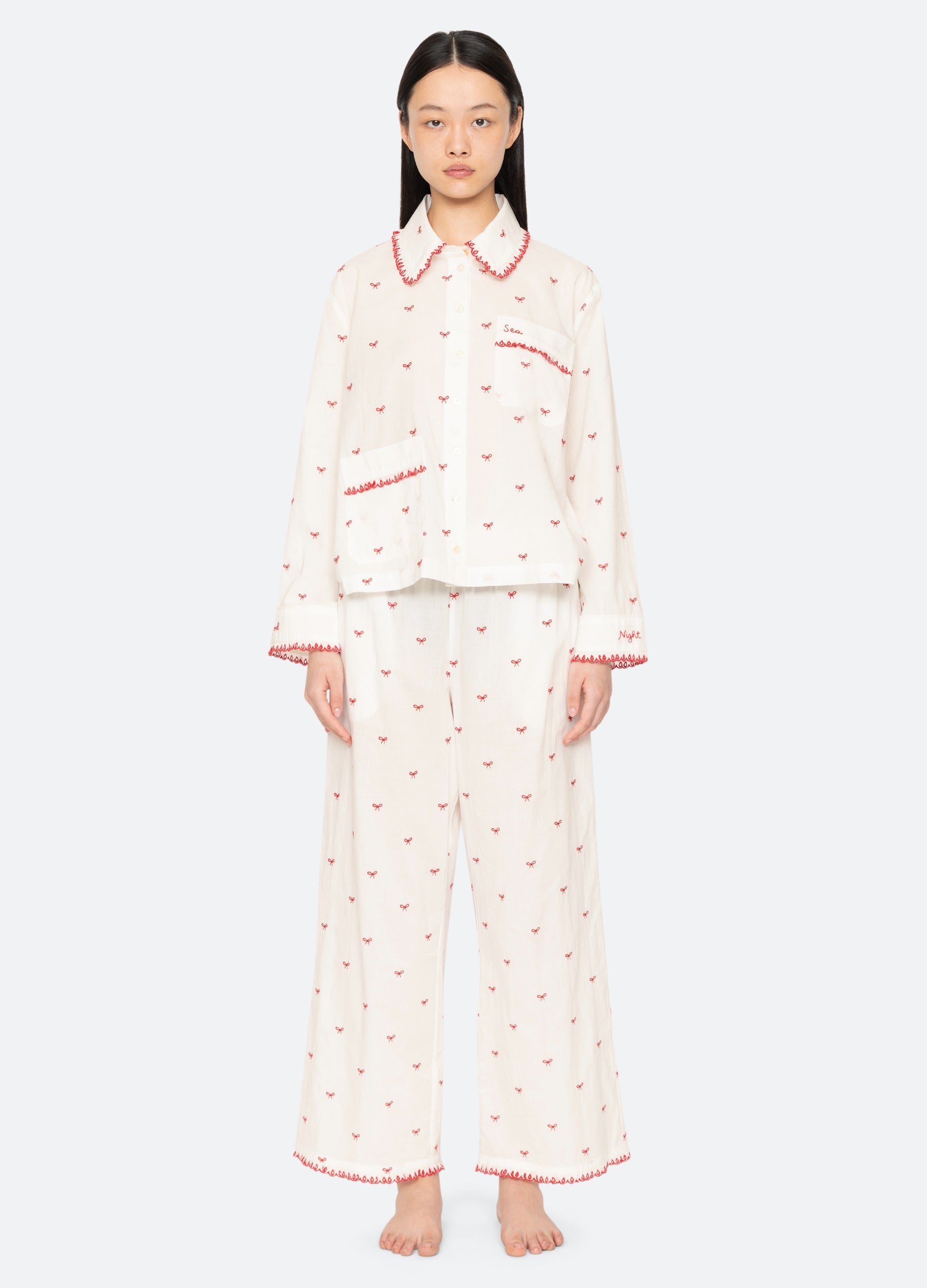 Sea New York Esmee PJ Set - Cream